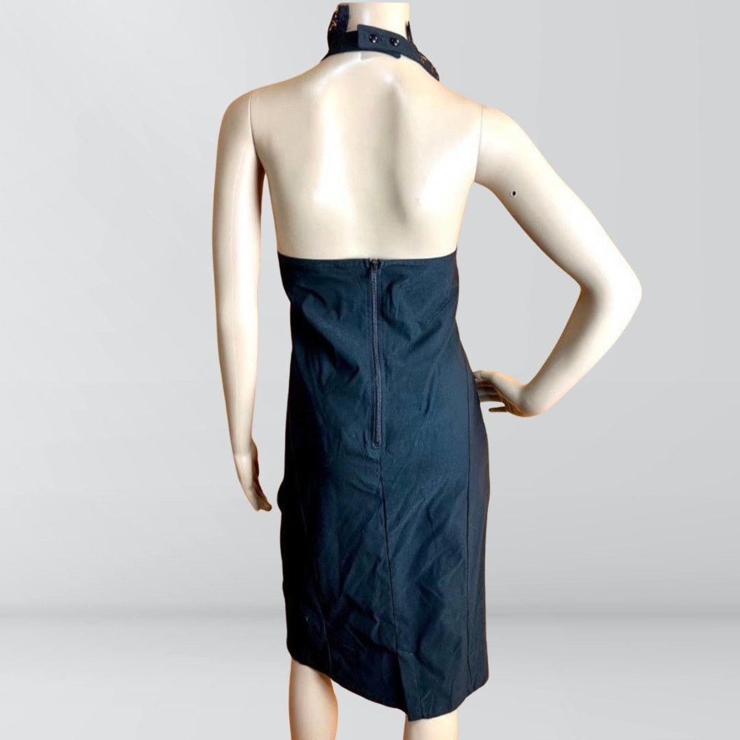 Killstar NWOT Killstar Lavina Black High Neck Halter Dress | Grailed