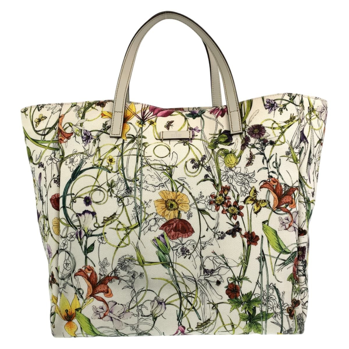 Gucci Gucci Gucci Flora Canvas Tote Bag 282439 Canvas Tote Bag 282439 in Great Condition Size ONE SIZE - 1 Thumbnail