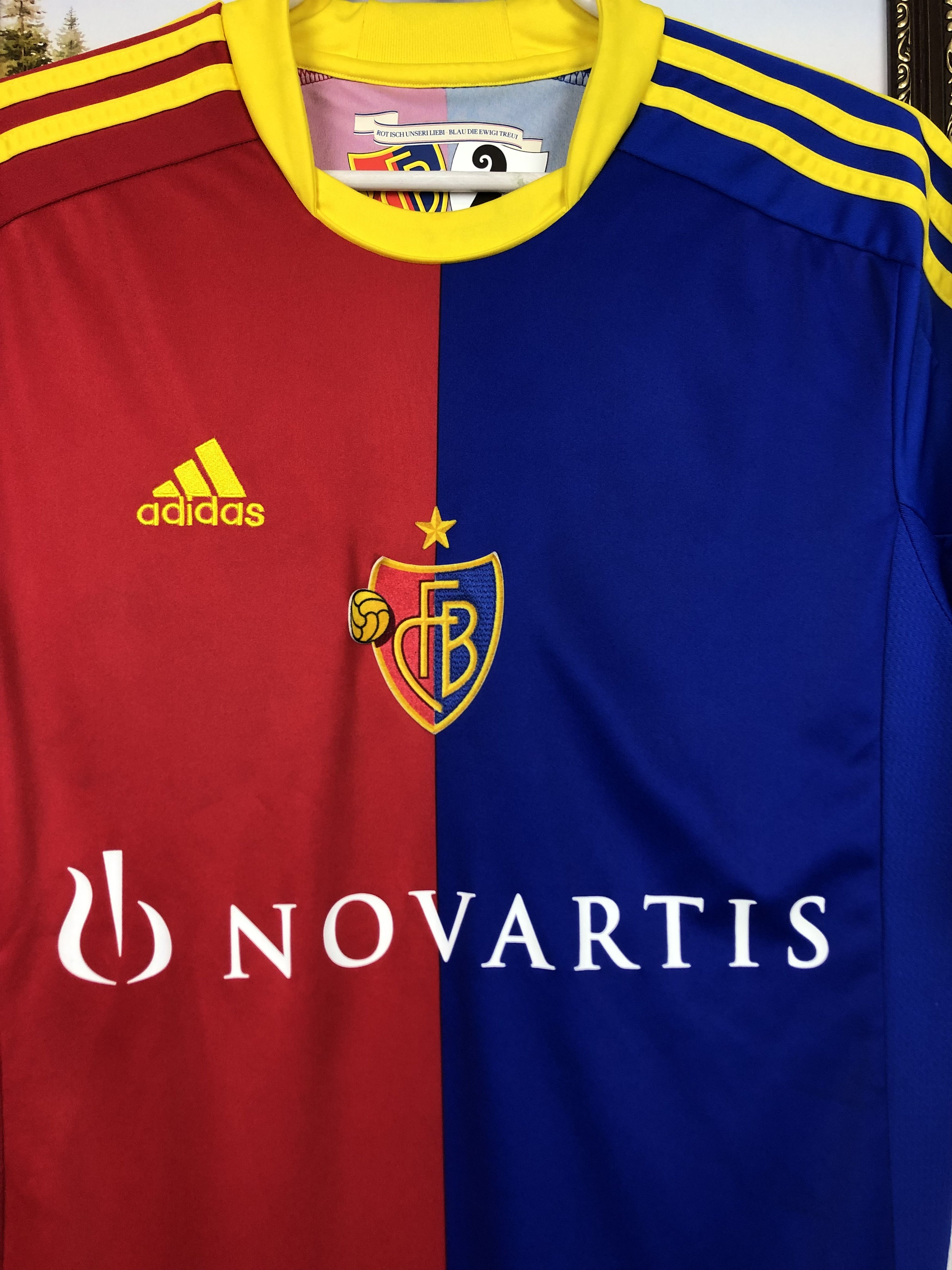 Adidas Basel football shirt 2012 Soccer #14 Stocker Adidas Jersey Size US S / EU 44-46 / 1 - 5 Thumbnail