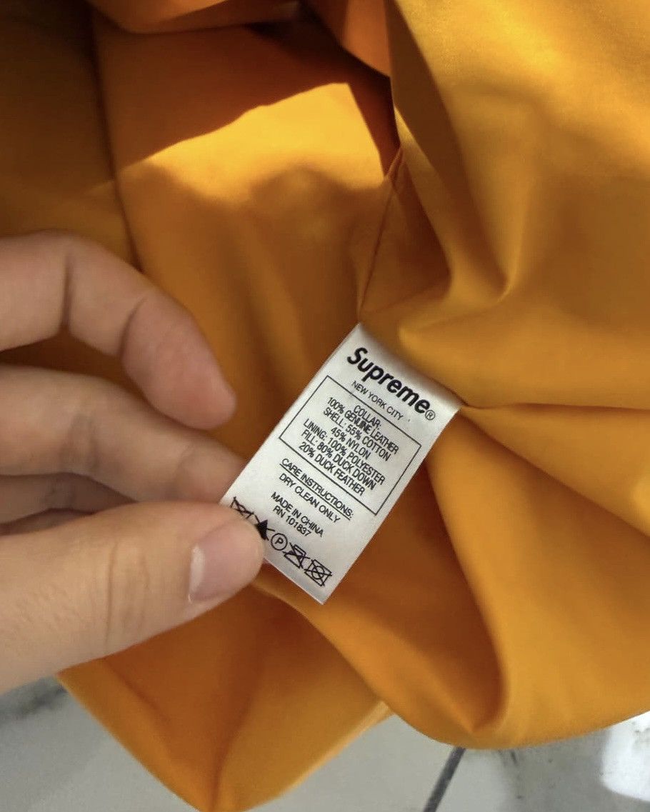 Supreme Supreme FW19 Leather Collar Puffer Jacket Size US L / EU 52-54 / 3 - 6 Thumbnail