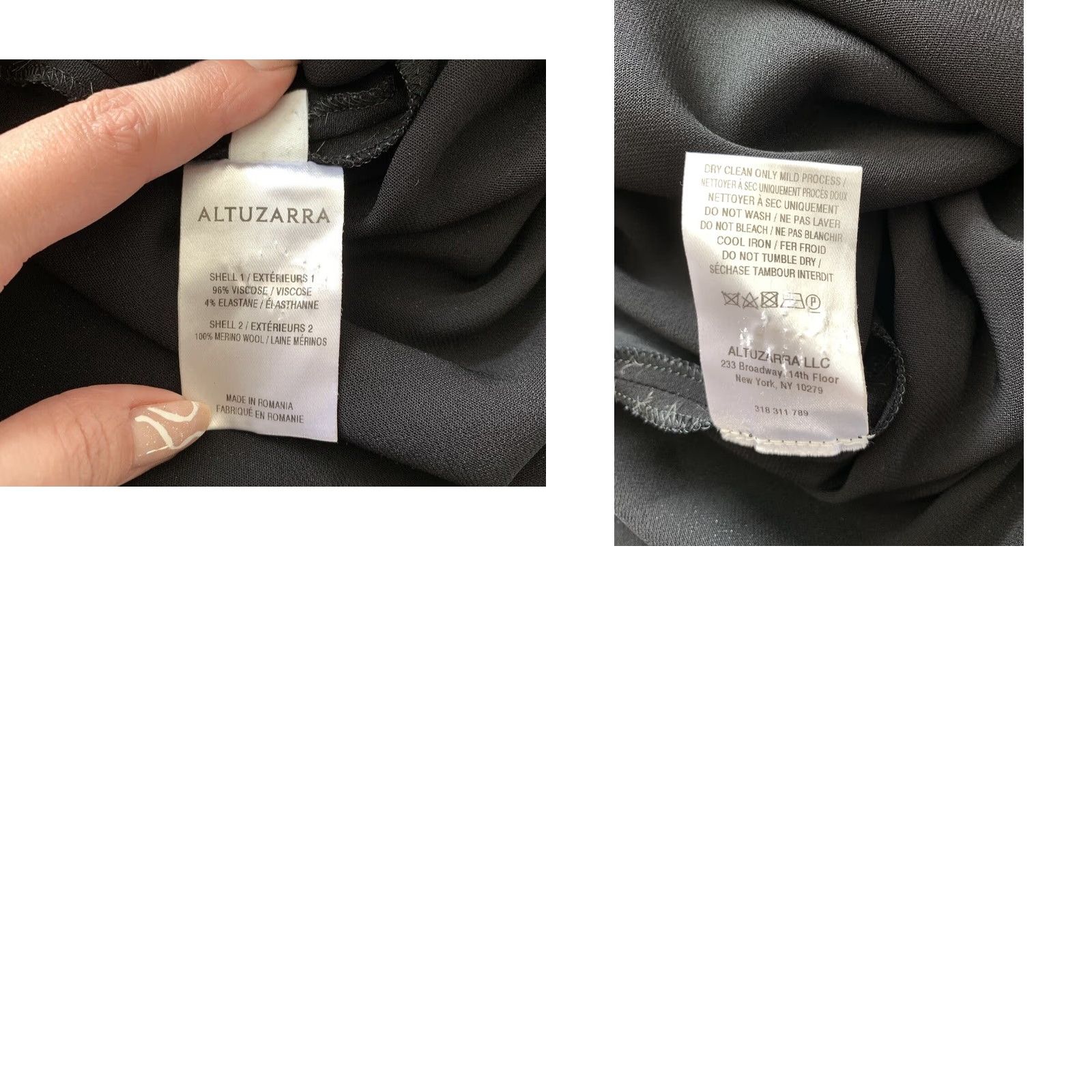 Altuzarra Altuzarra Hestia Knit Merino Viscose Front Button Shift Dress Black Midi 36 Women's Cap Sleeve Button Neck Round Vintage? Size XS / US 0-2 / IT 36-38 - 8 Thumbnail