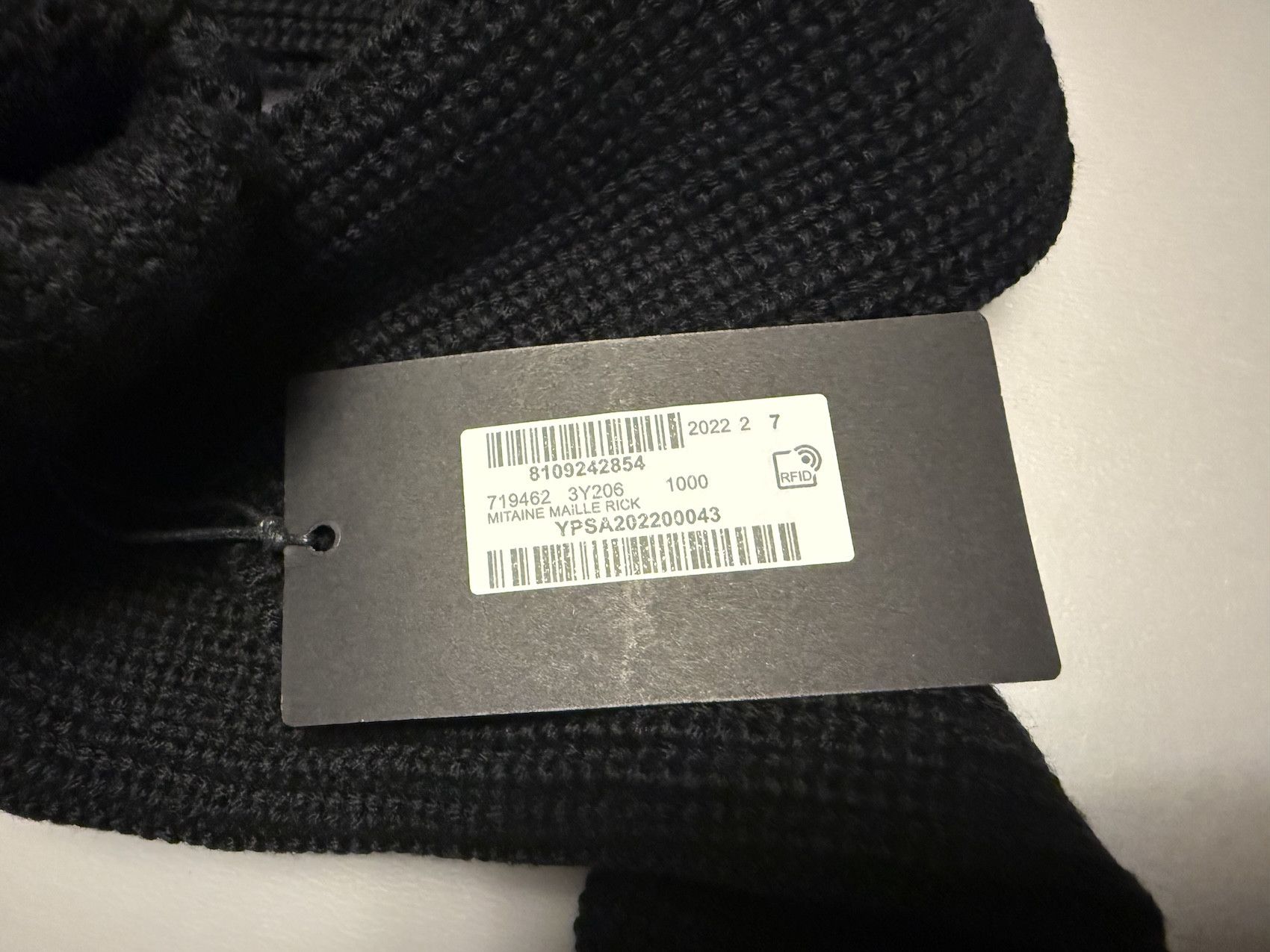 Saint Laurent Paris FW'22 Mittens Long Fingerless Size ONE SIZE - 6 Thumbnail