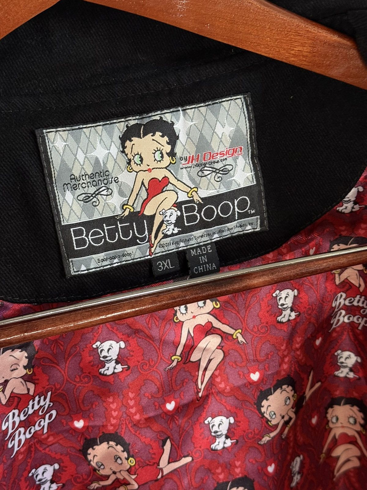 JH Design Betty Boop JH Design Hugs Kisses Embroidered Jacket 3XL Size XL / US 12-14 / IT 48-50 - 7 Thumbnail