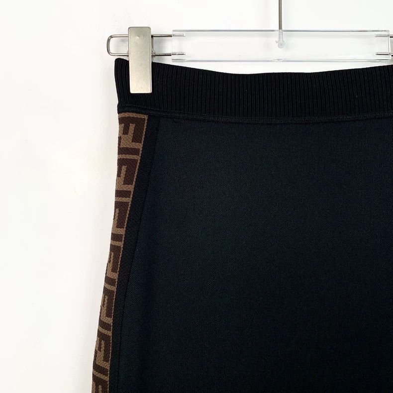 Fendi Fendi Logo Side Slit Midi Skirt Size US 36 / EU 52 - 3 Thumbnail