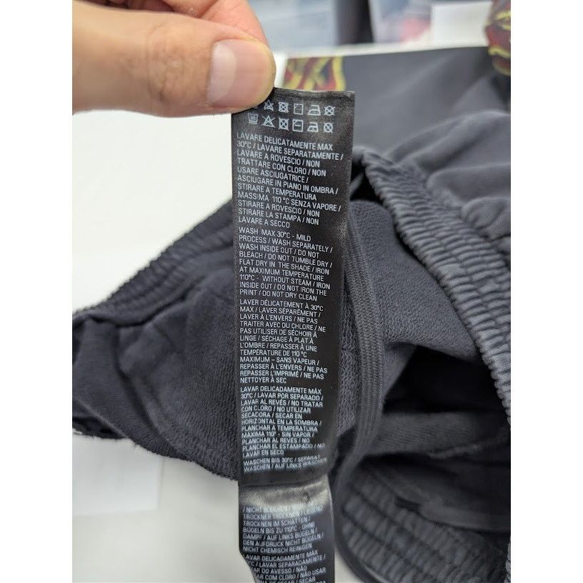 Balenciaga o1rshd1 Baggy Sweatpants / Trousers in Faded Black/Red Size US 32 / EU 48 - 17 Thumbnail