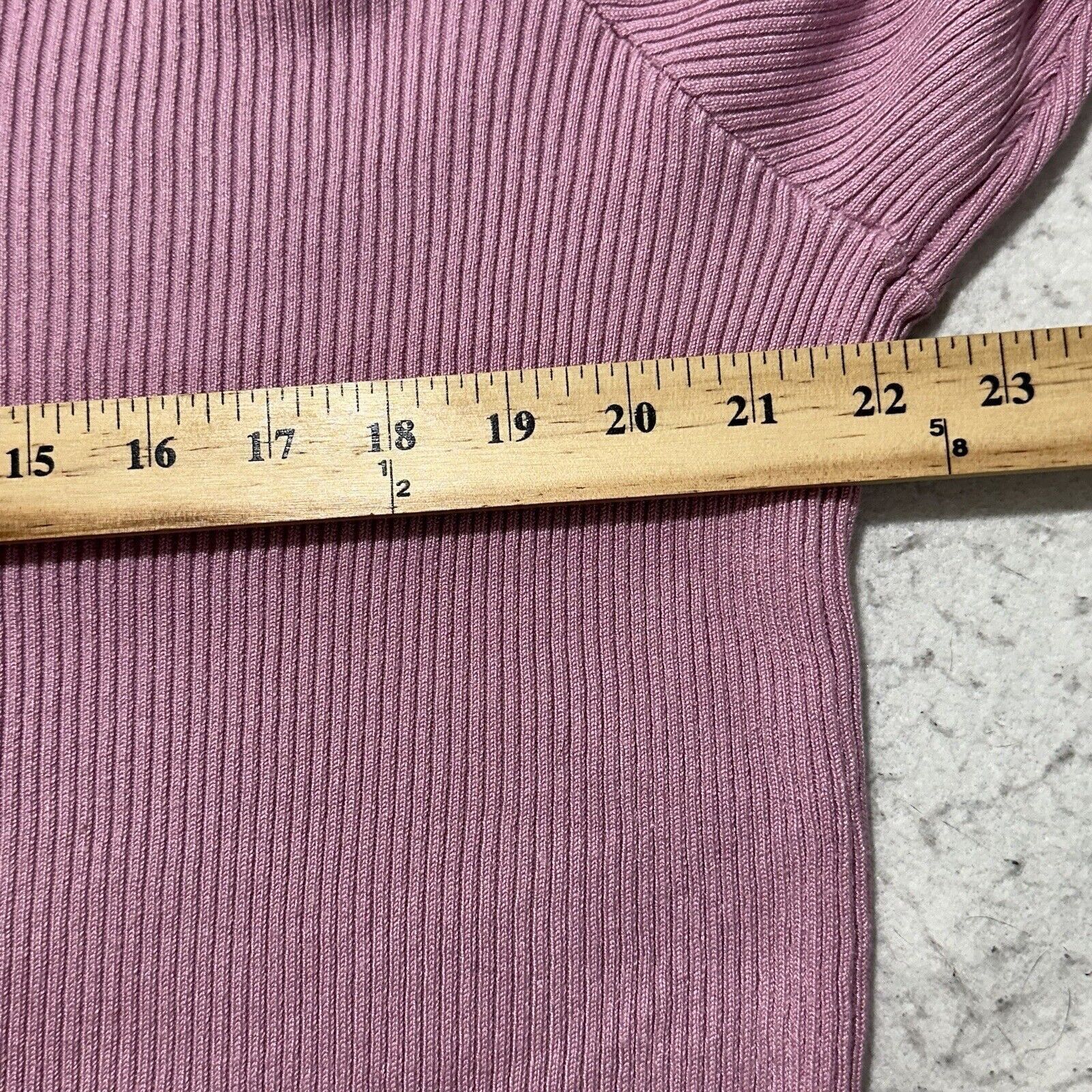 Other Ophelia Roe 2X Scoop Neck Ribbed Stretch Pullover Sweater Size XXL / US 16-18 / IT 52-54 - 8 Thumbnail