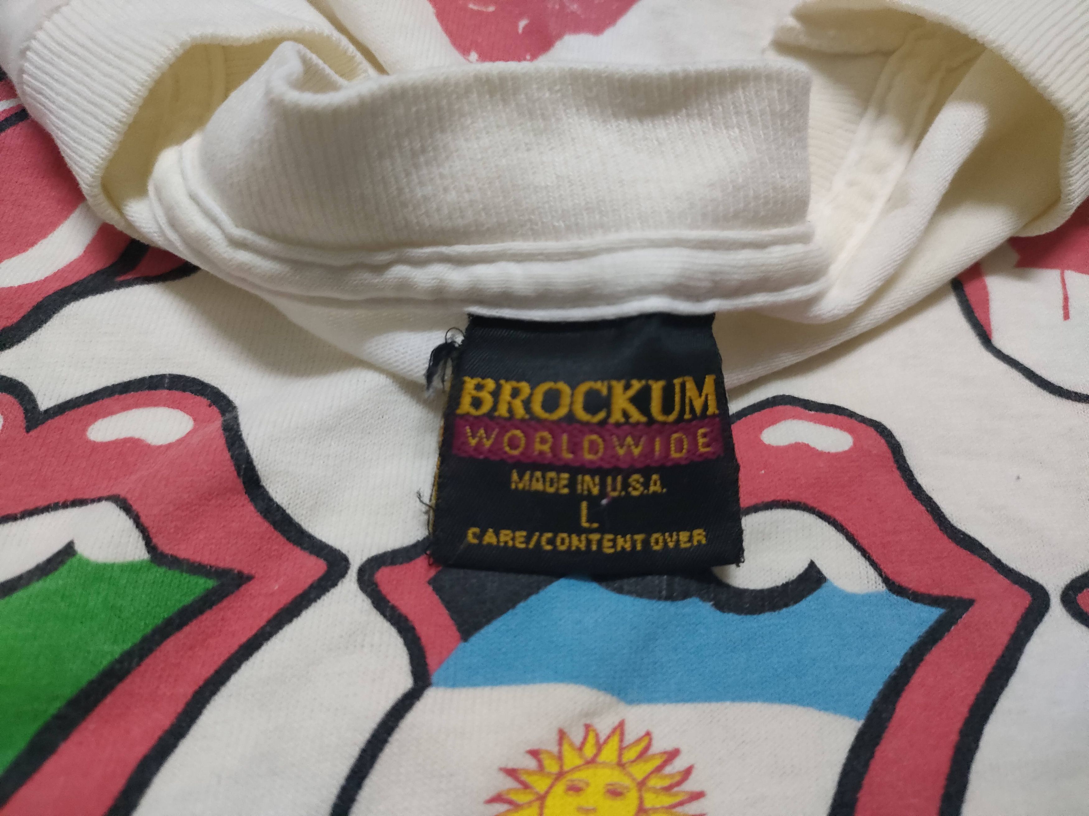 Brockum × Vintage Vintage 90 Rolling Stones World Tour Voodoo Lounge Band Tee Size US L / EU 52-54 / 3 - 3 Thumbnail