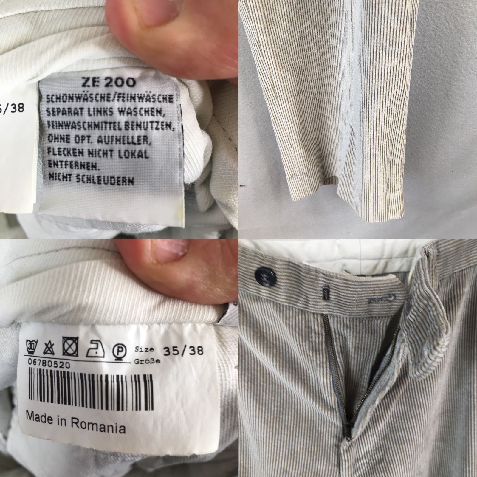 Vintage VINTAGE Bullock & Jones Pants Mens 36 Straight Leg Corduroy Grey Classic Regular Waist 36 Inseam 34 City Casual Business Travel WellMade Size US 36 / EU 52 - 9 Thumbnail