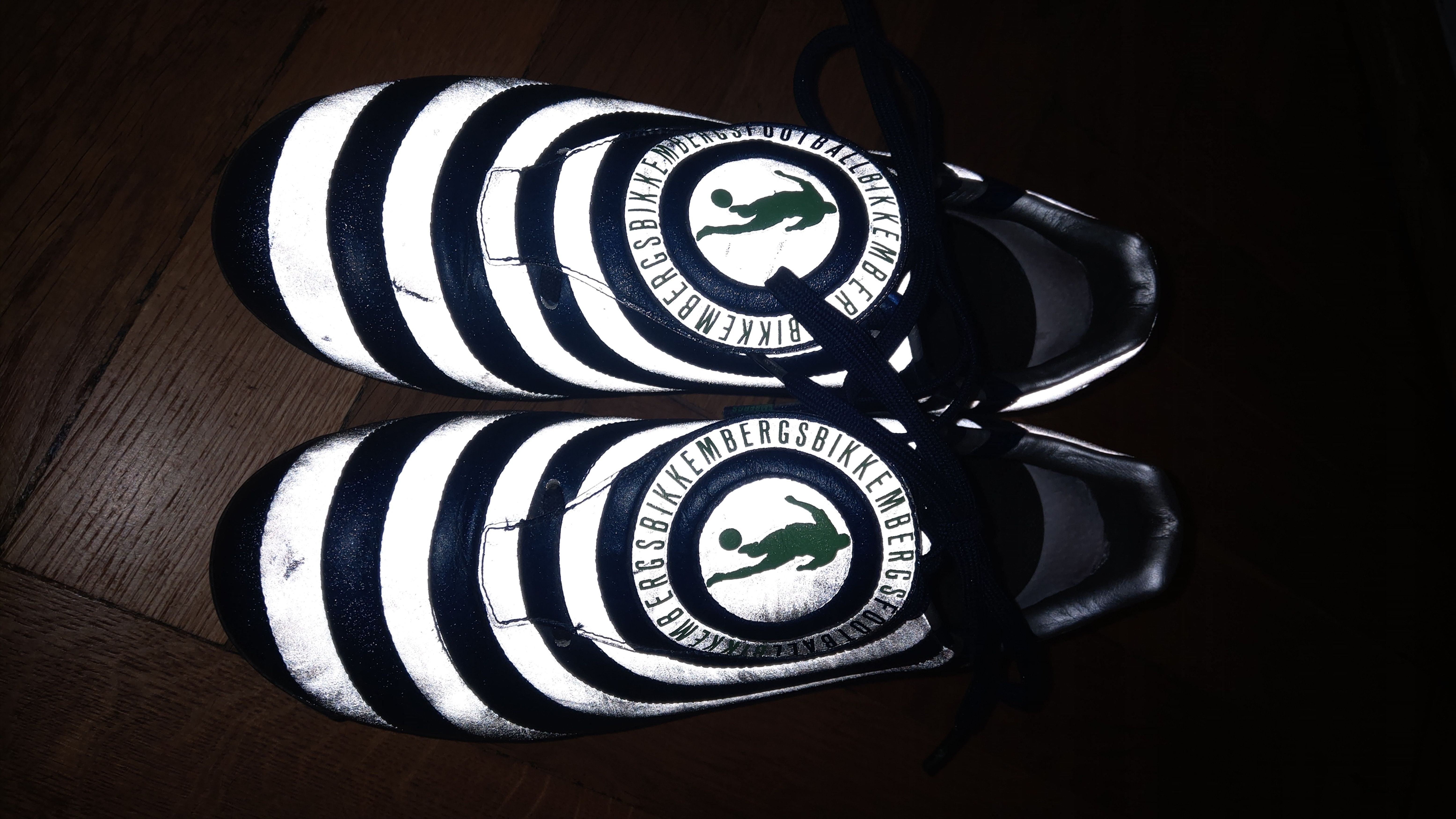 Dirk Bikkembergs 3M Reflective Soccer Leather Trainers Football Sneakers 3M Size US 9.5 / EU 42-43 - 17 Thumbnail