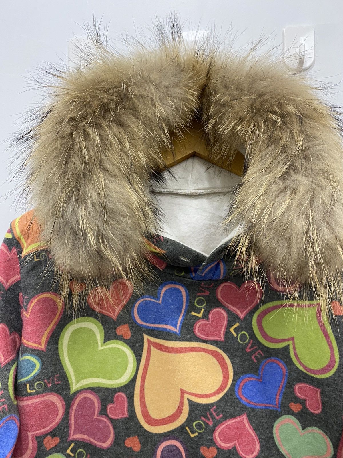 Vintage Japanese LoveBombingStory Hysteric Glamour Style Fur Hoodie Size XL / US 12-14 / IT 48-50 - 2 Thumbnail