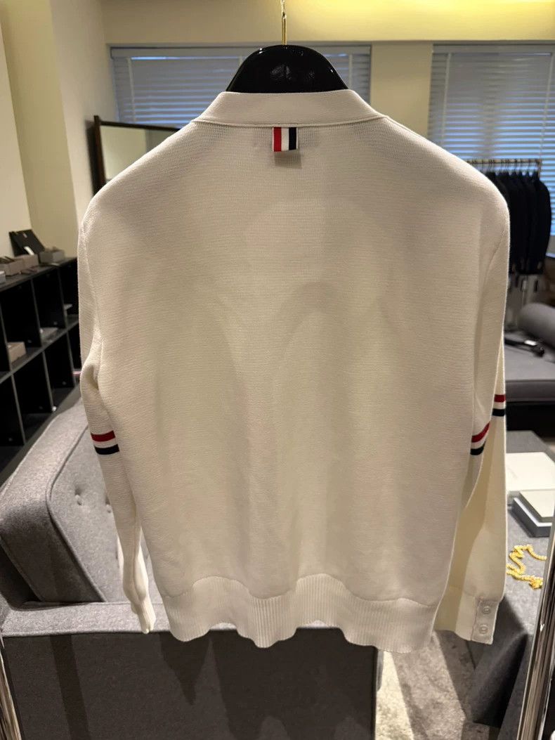 Thom Browne Thom Browne Classic white double-sleeved cardigan jacket 2 Size US S / EU 44-46 / 1 - 3 Thumbnail