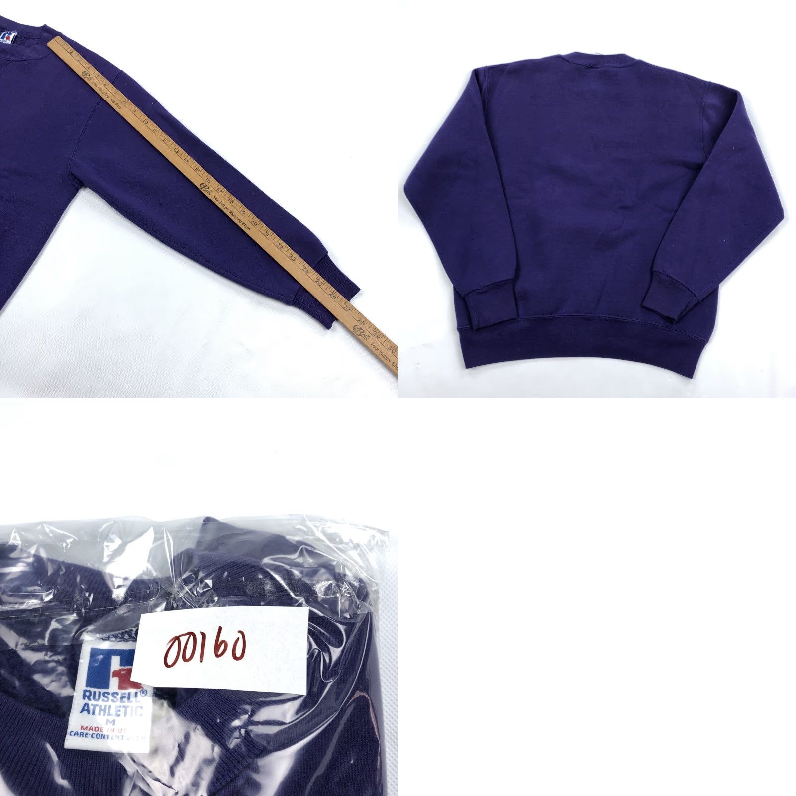 Russell Athletic VINTAGE Russell Athletic Sweatshirt Men M Purple Crewneck Pullover USA Made Sweatshirt Size US M / EU 48-50 / 2 - 8 Thumbnail