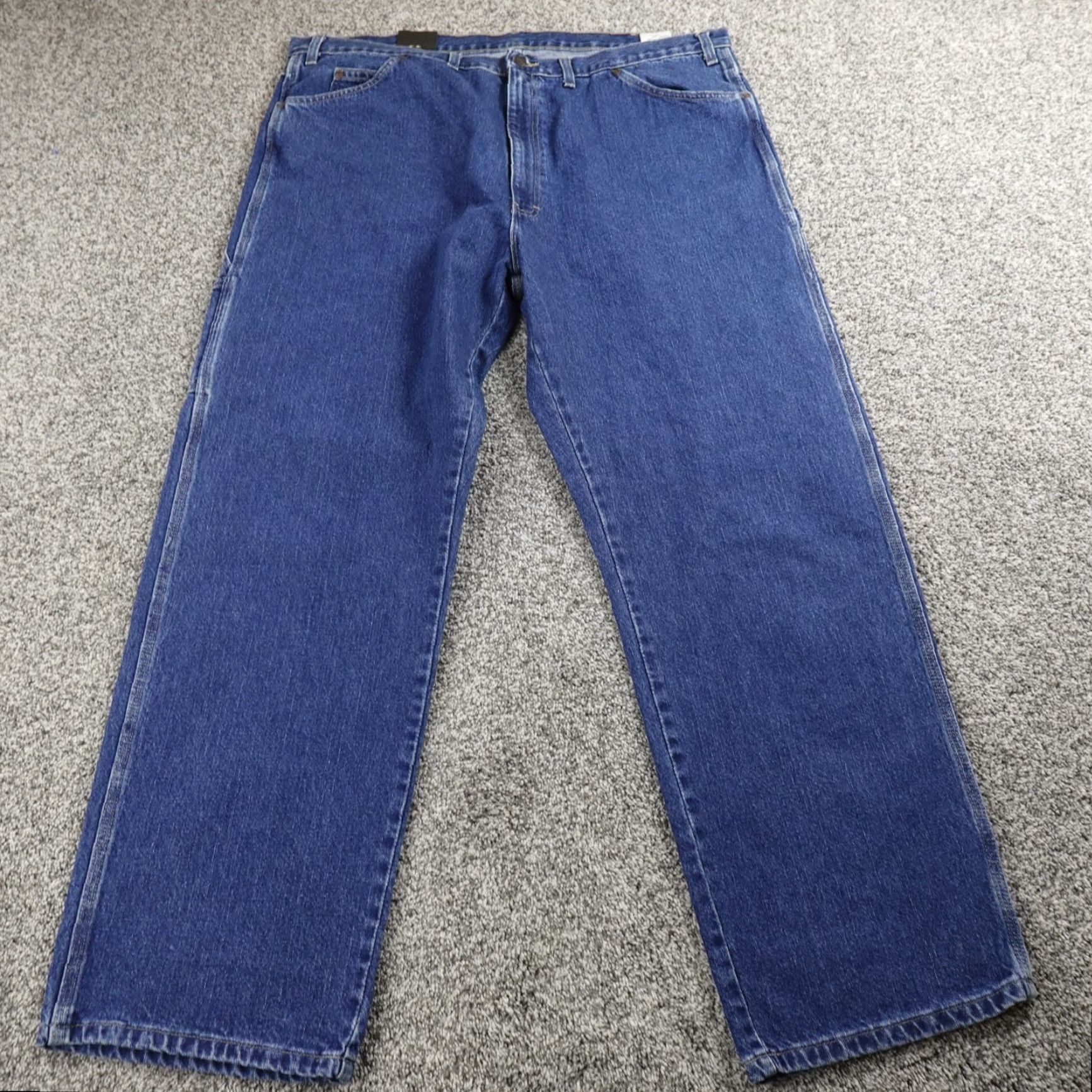 Dickies Dickies Jeans Mens 44X32 Dark Blue Denim Cargo Work Pants Carpenter Utility Jeans Regular Straight Men XS? Size US 44 / EU 60 - 3 Thumbnail