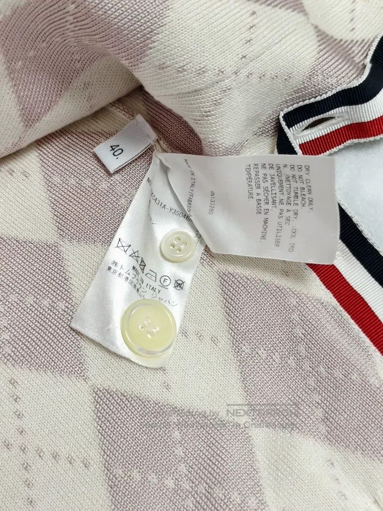Thom Browne Thom Browne Pink diamond-patterned knit suit Size S / US 4 / IT 40 - 8 Thumbnail
