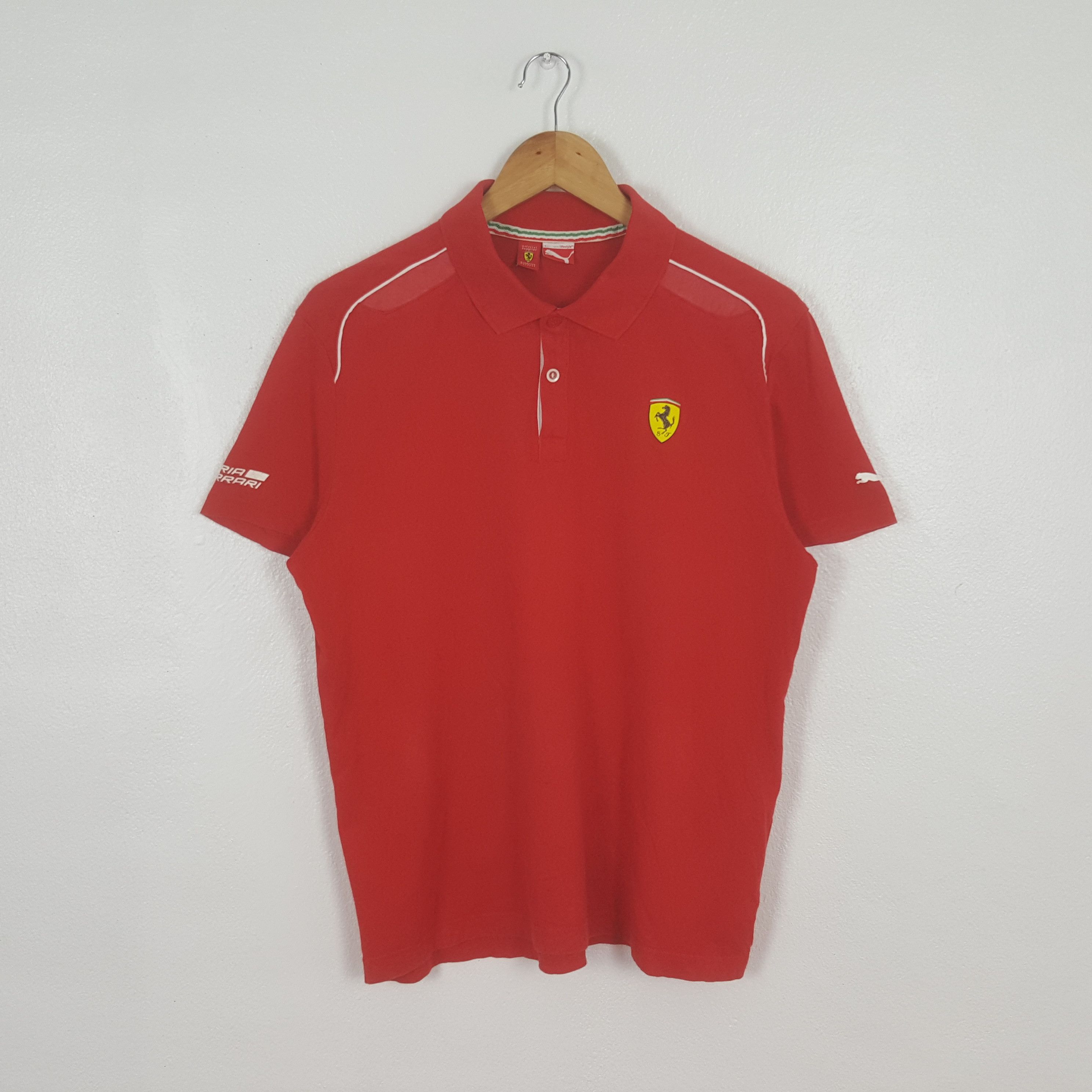 Puma Vintage PUMA Scuderia Ferrari Racing Motosport Polos C319N78 Size US M / EU 48-50 / 2 - 1 Thumbnail