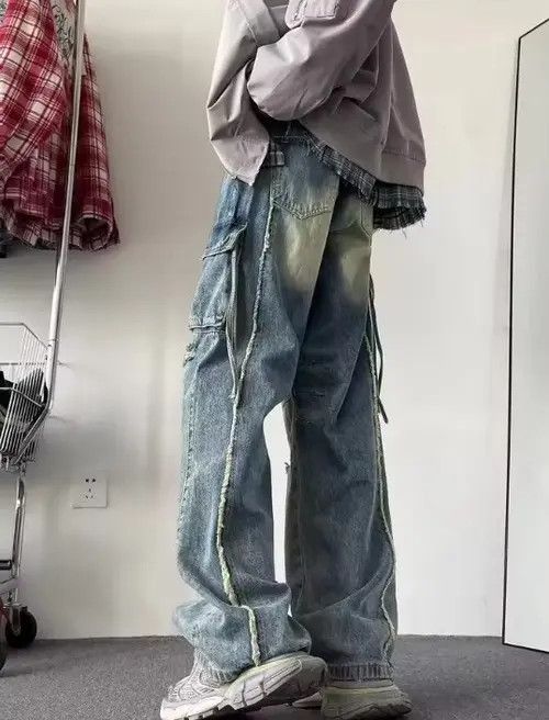 Japanese Brand Maruyama x Ema Loose-fit Straight-leg Denim Pant Size US 31 - 4 Thumbnail