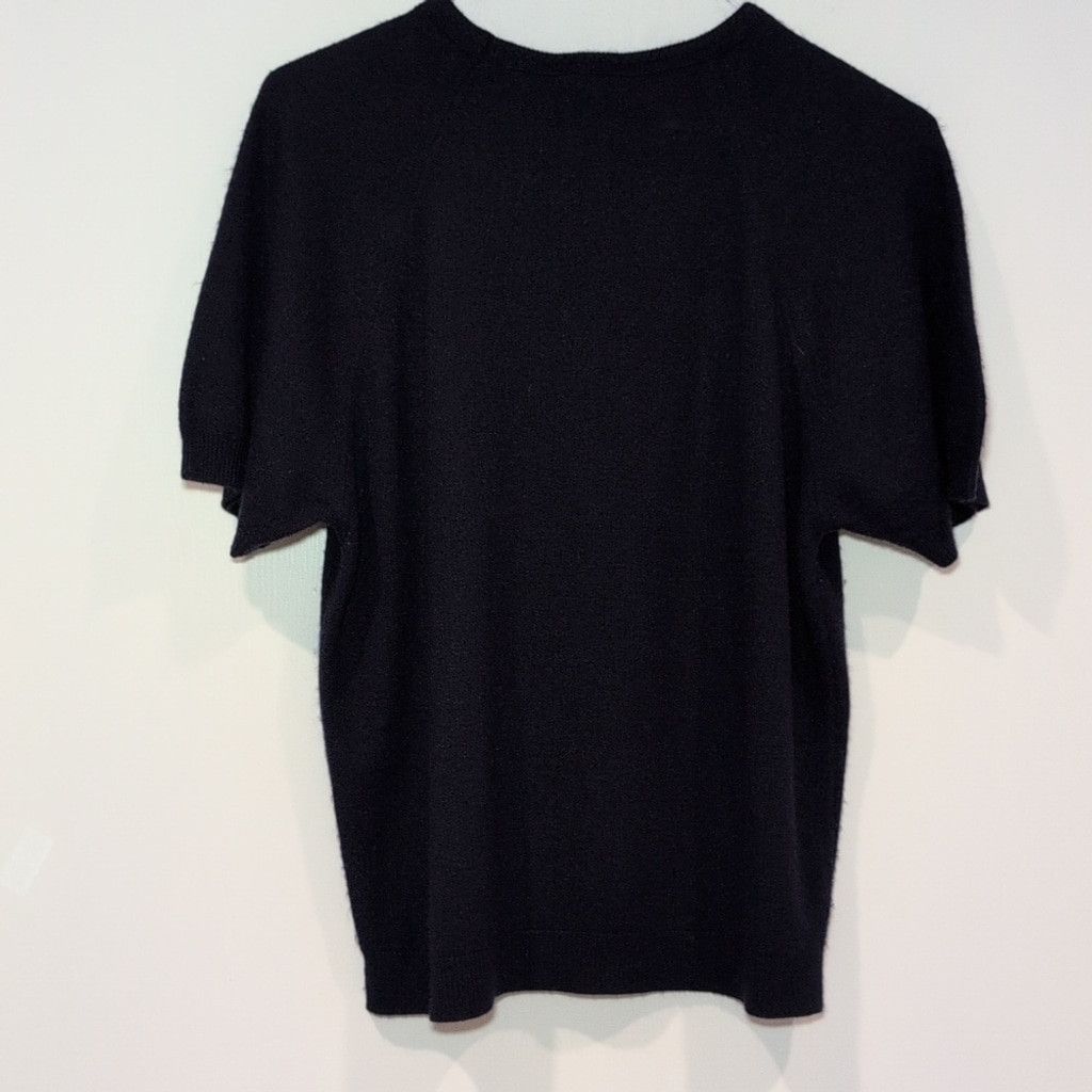 Designer Designers Originals Chic Black Knit Top size Medium. Size L / US 10 / IT 46 - 3 Thumbnail