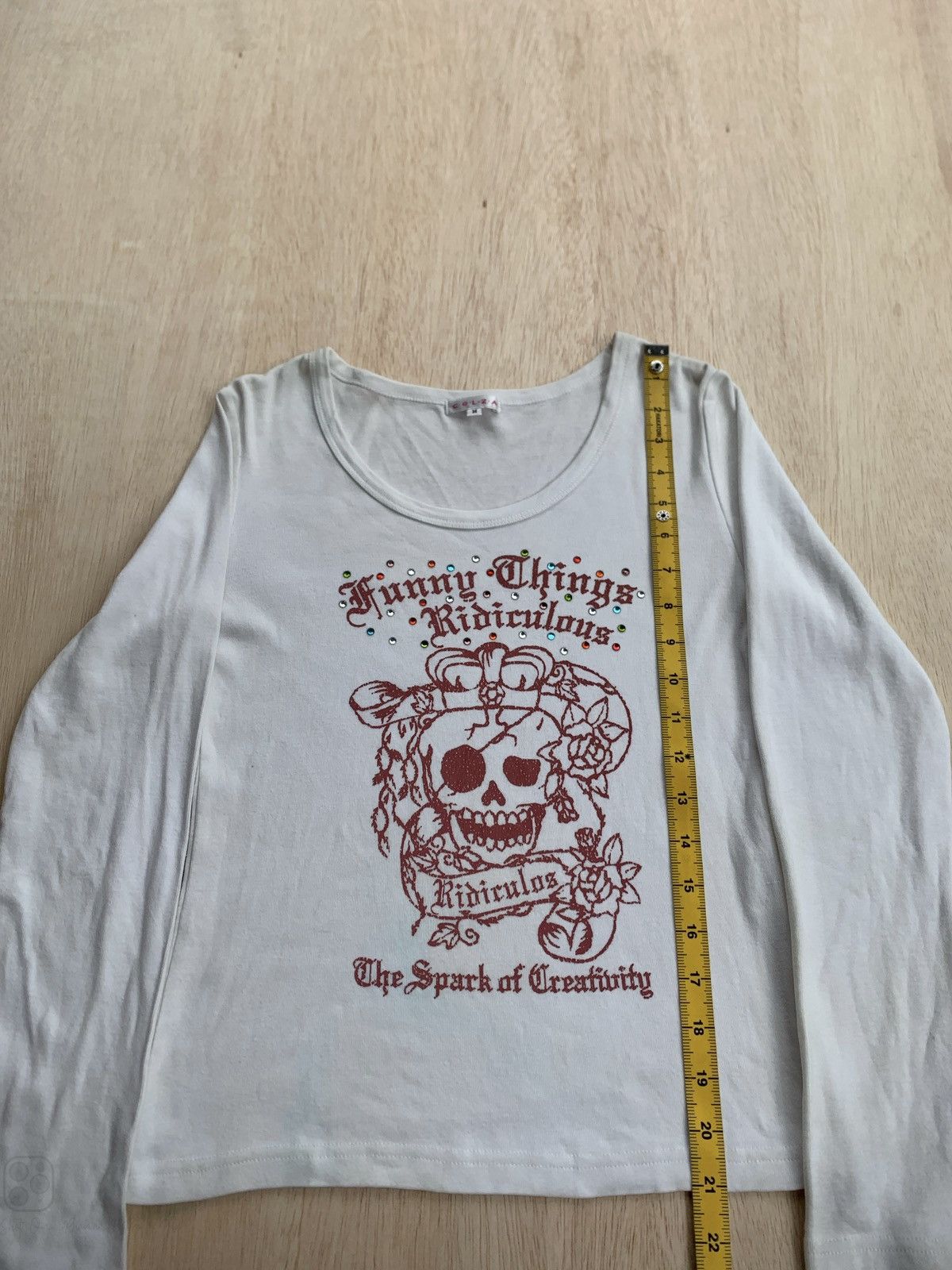 Vintage Y2k Colza Skull Studded Ifsixwasnine Punk style Longsleeve Size M / US 6-8 / IT 42-44 - 8 Thumbnail