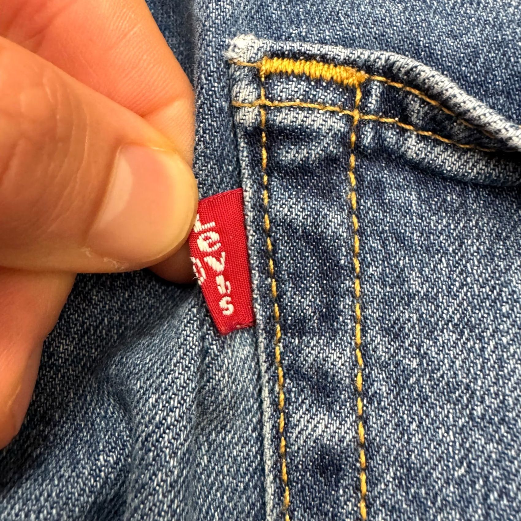 Levi's Levi's Jeans Slim Straight Leg Denim Mens 36x30 Blue Medium Wash Casual Jeans Size US 36 / EU 52 - 6 Thumbnail