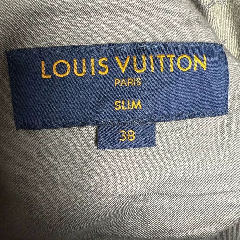 Louis Vuitton LouisVuitton logo printed all over in grey-2507 Size US 38 / EU 54 - 4 Thumbnail