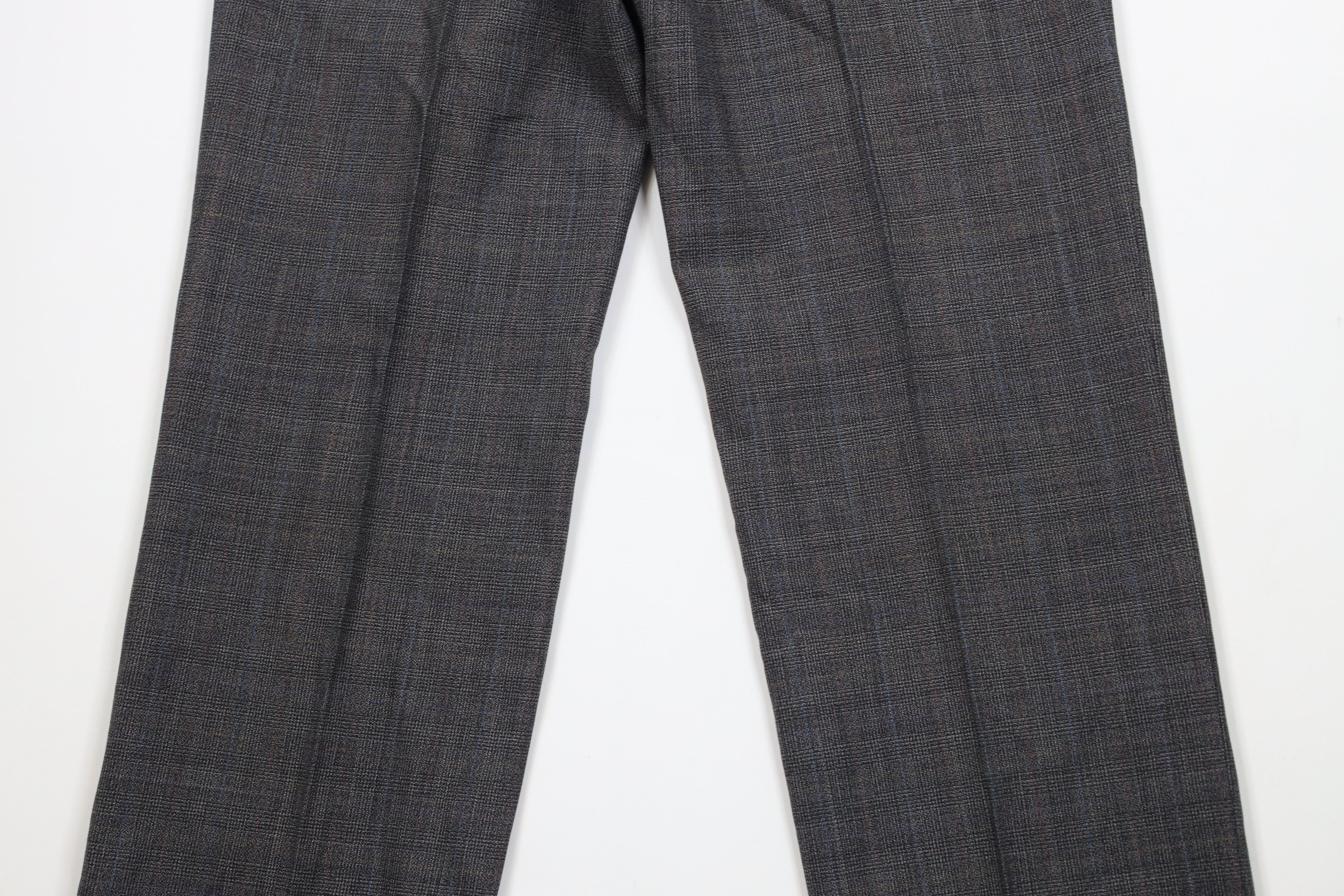 Vintage Vintage 70s Streetwear Pleated Wide Leg Chino Pants Plaid Size US 31 - 9 Thumbnail