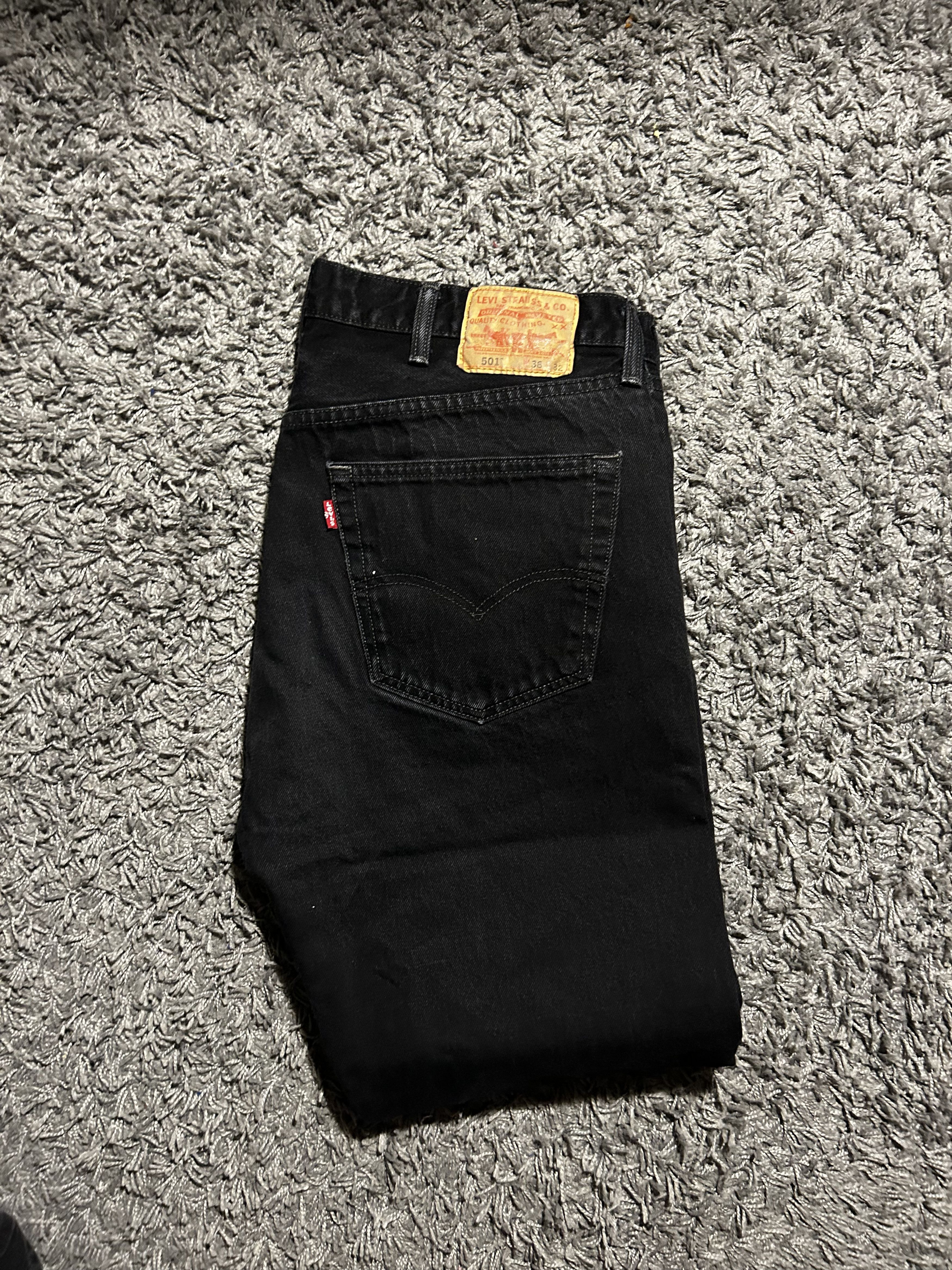 Levi's Black Levi 501's Size US 38 / EU 54 - 1 Thumbnail