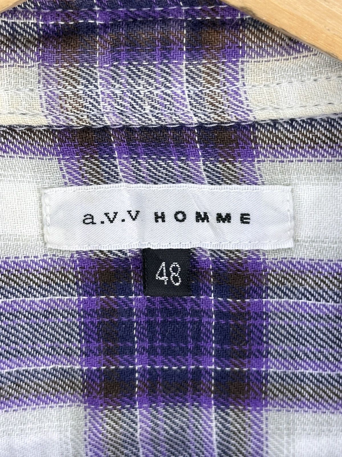 Flannel A.V.V Homme Checkered Western Shirt Button Up Size US M / EU 48-50 / 2 - 12 Thumbnail