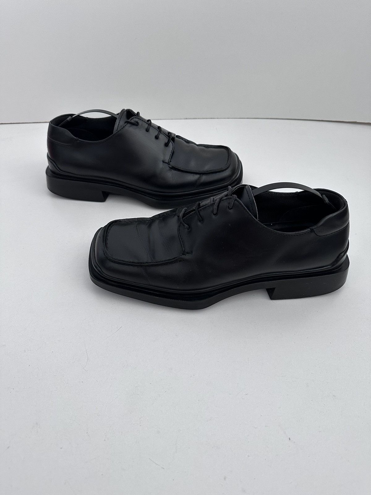 Prada PRADA Black Leather Vintage 90s Shoes Mens 7 1/2 Size US 7.5 / EU 40-41 - 6 Thumbnail