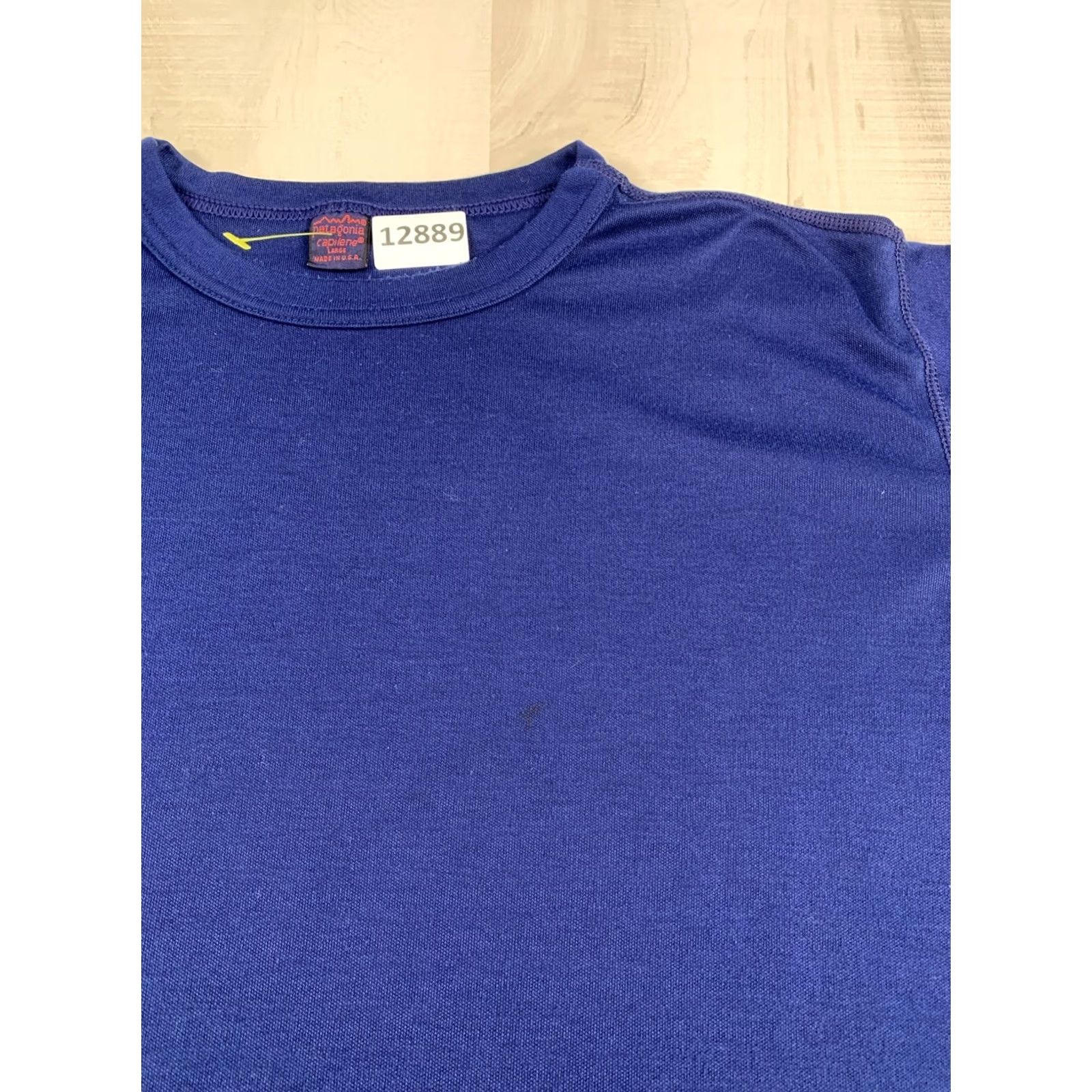 Patagonia VINTAGE Patagonia Capilene Blue Base Layer Long Sleeve Men’s Large Pullover Shirt 90s Activewear Mens Size US L / EU 52-54 / 3 - 3 Thumbnail