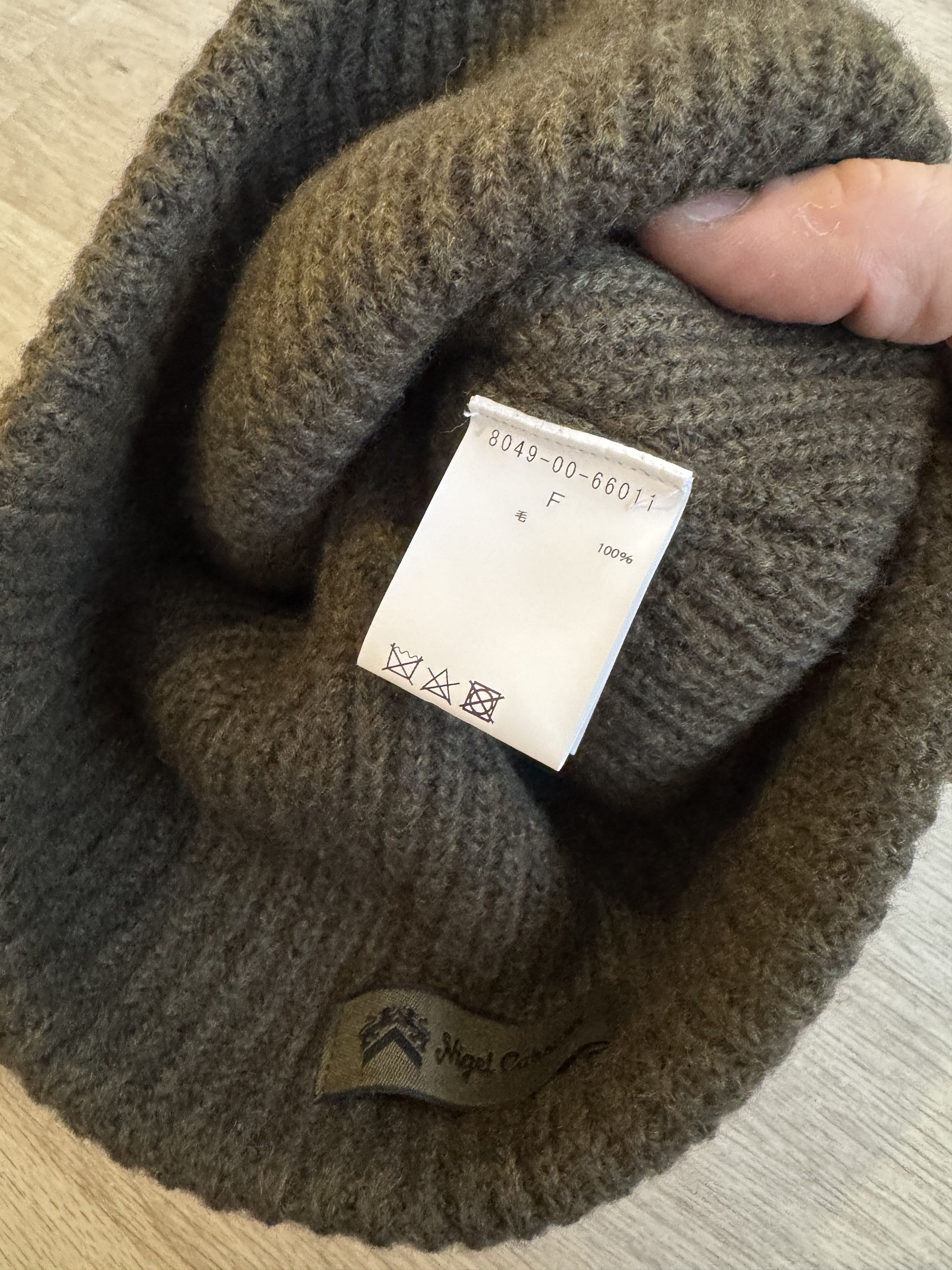 Nigel Cabourn Nigel Cabourn Mountaineer Knit Cap Size ONE SIZE - 4 Thumbnail