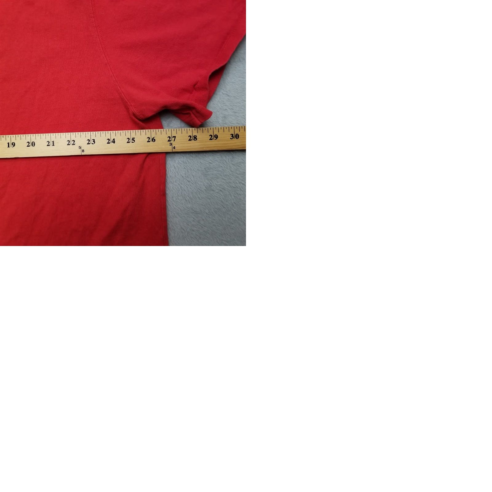 Champion Champion Shirt Mens XXXL Red Short Sleeve Logo Crew Neck 100% Cotton Casual Size US XXL / EU 58 / 5 - 9 Thumbnail