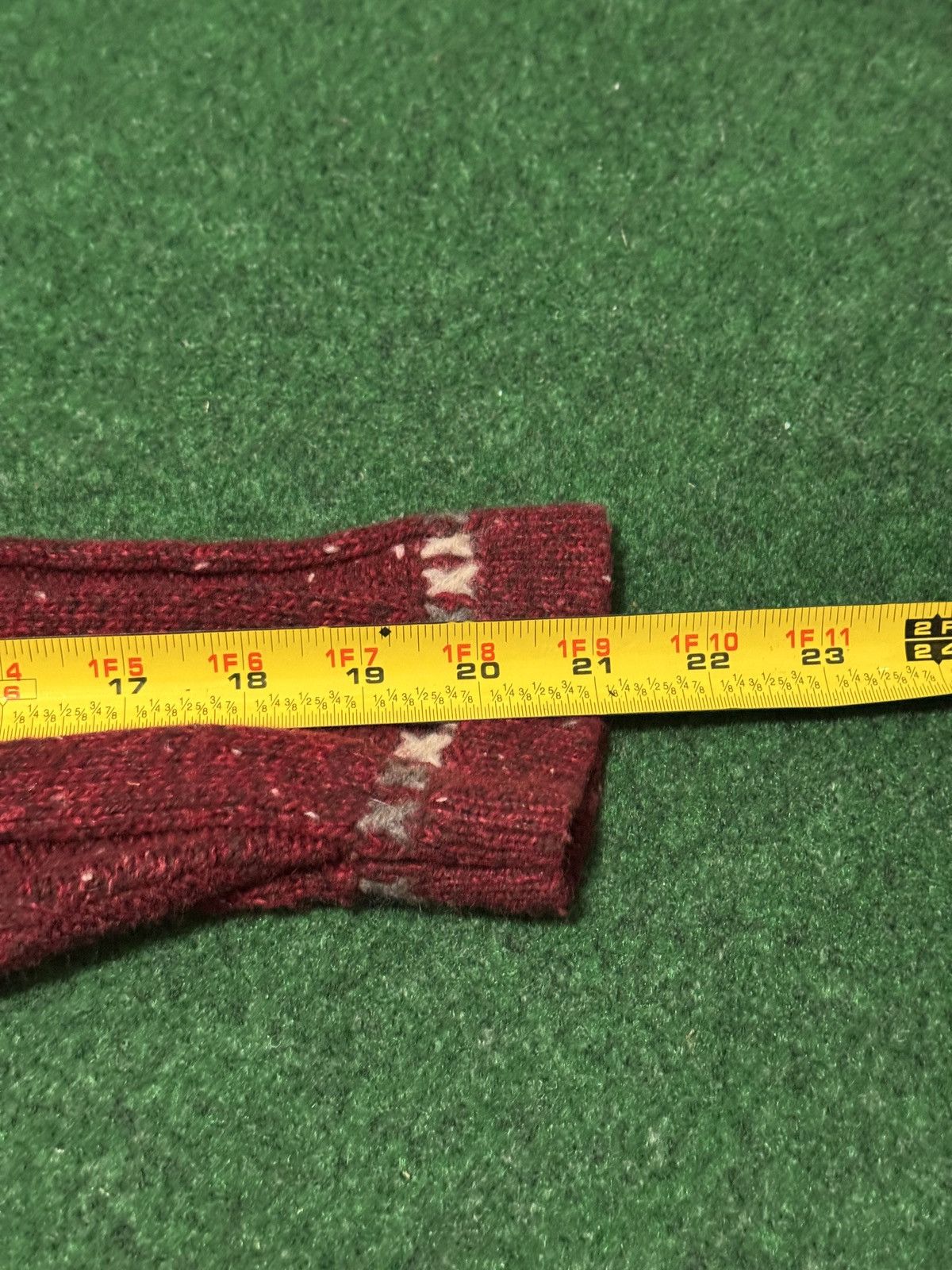 Woolrich Woolen Mills Woolrich 1/4 Zip Wool Blend Deep Ruby Petite L Sweater 23x22 Size L / US 10 / IT 46 - 7 Thumbnail