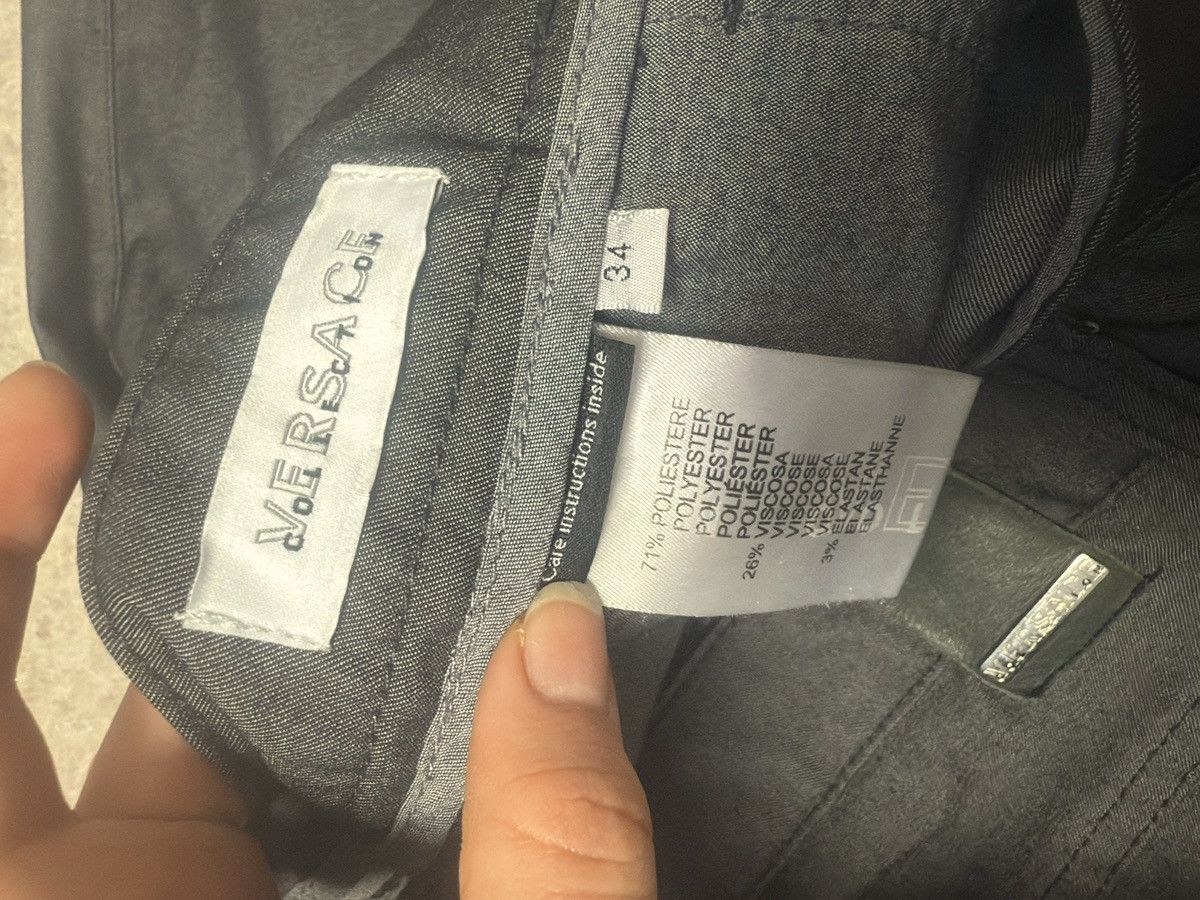 Versace straight pants Versace elegant stretchy Size 34" / US 12 / IT 48 - 8 Thumbnail