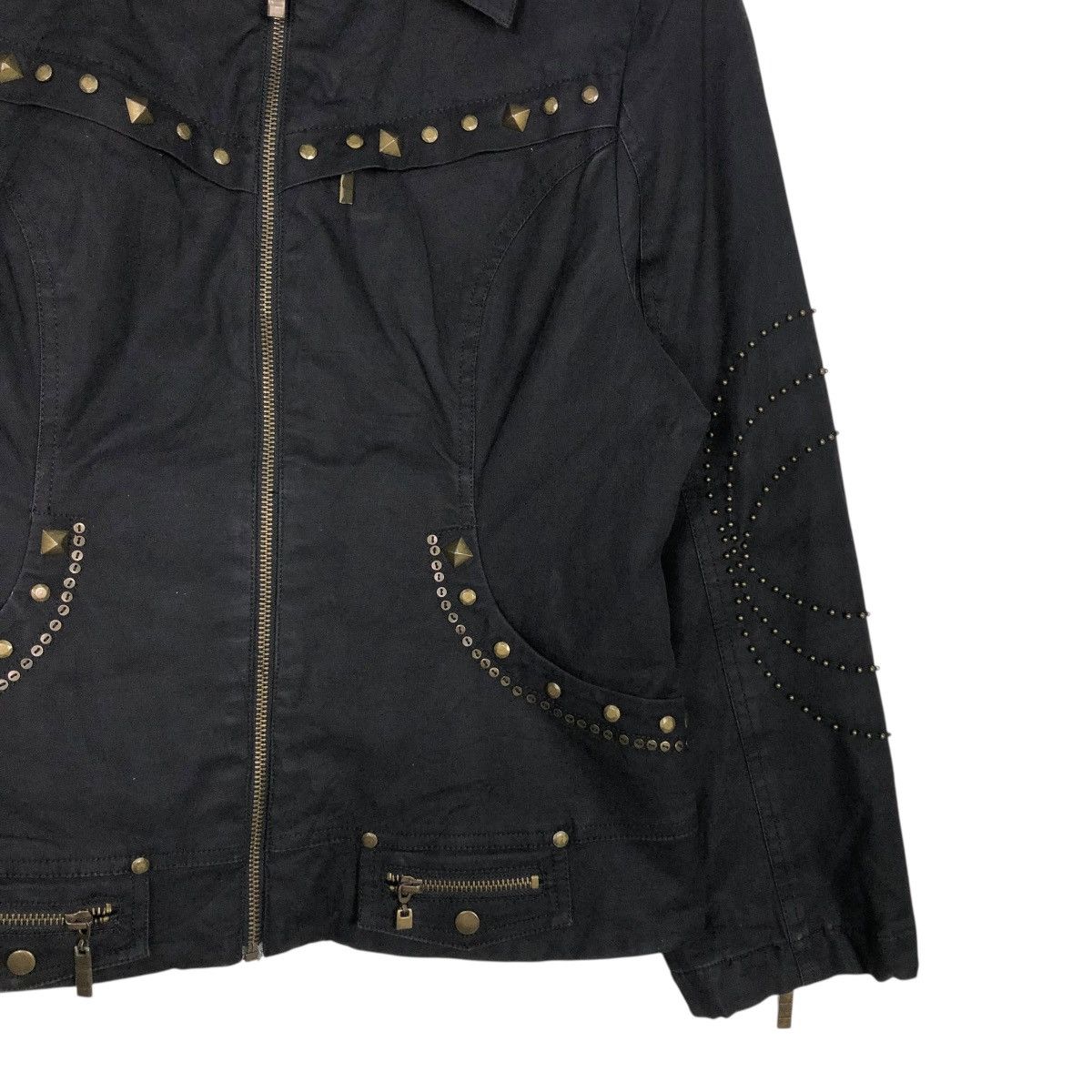 Vintage 🔥BONDAGE BIKER JACKET PUNK STYLE CHEEKY ITALY ISSEY MIYAKE Size US M / EU 48-50 / 2 - 7 Thumbnail
