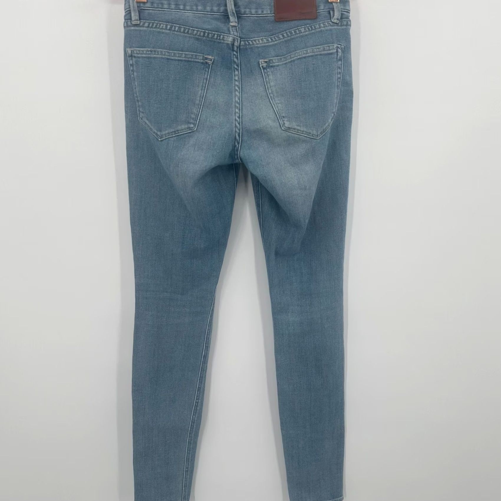 Madewell Madewell Jeans Women's Skinny 24x32 Blue Denim Mid Rise 5-Pocket Regular Waist 27" Inseam 32" Hipster Vintage: No Size 42" / US 20 - 7 Thumbnail