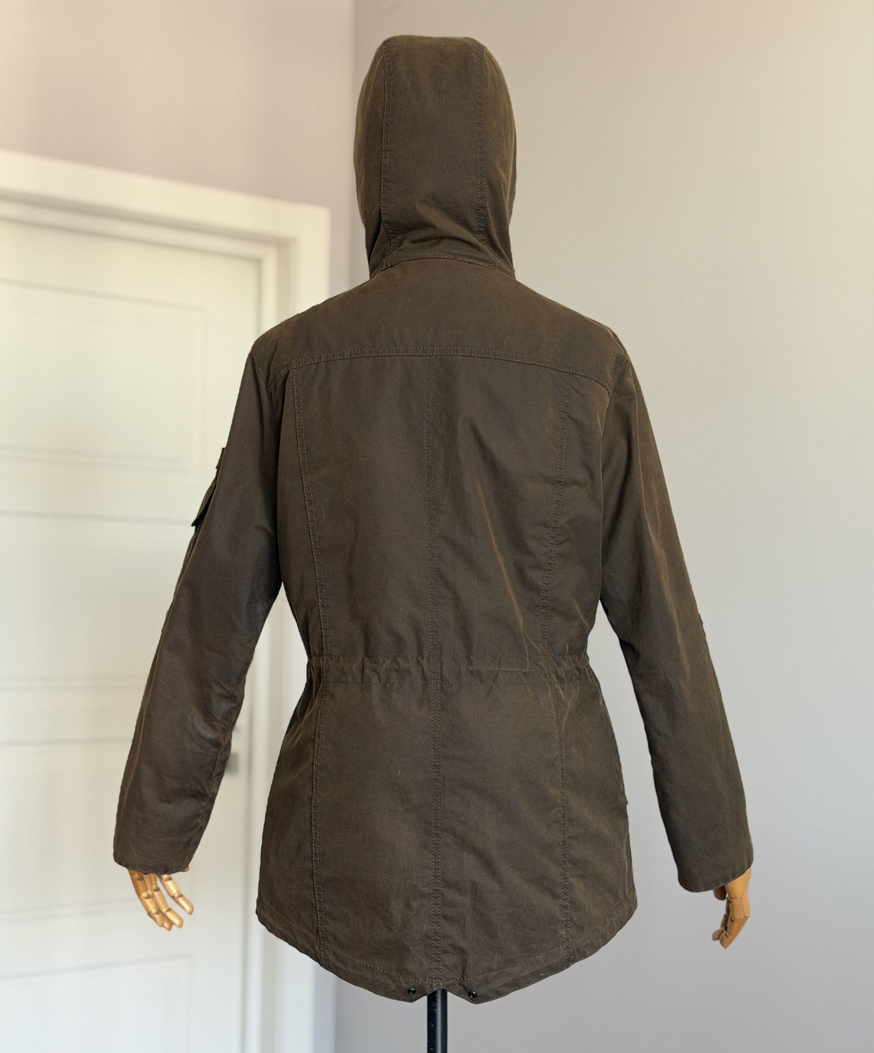 Barbour BARBOUR Winter Force Parka Hooded Jacket Brown Waxed Cotton Size M / US 6-8 / IT 42-44 - 6 Thumbnail