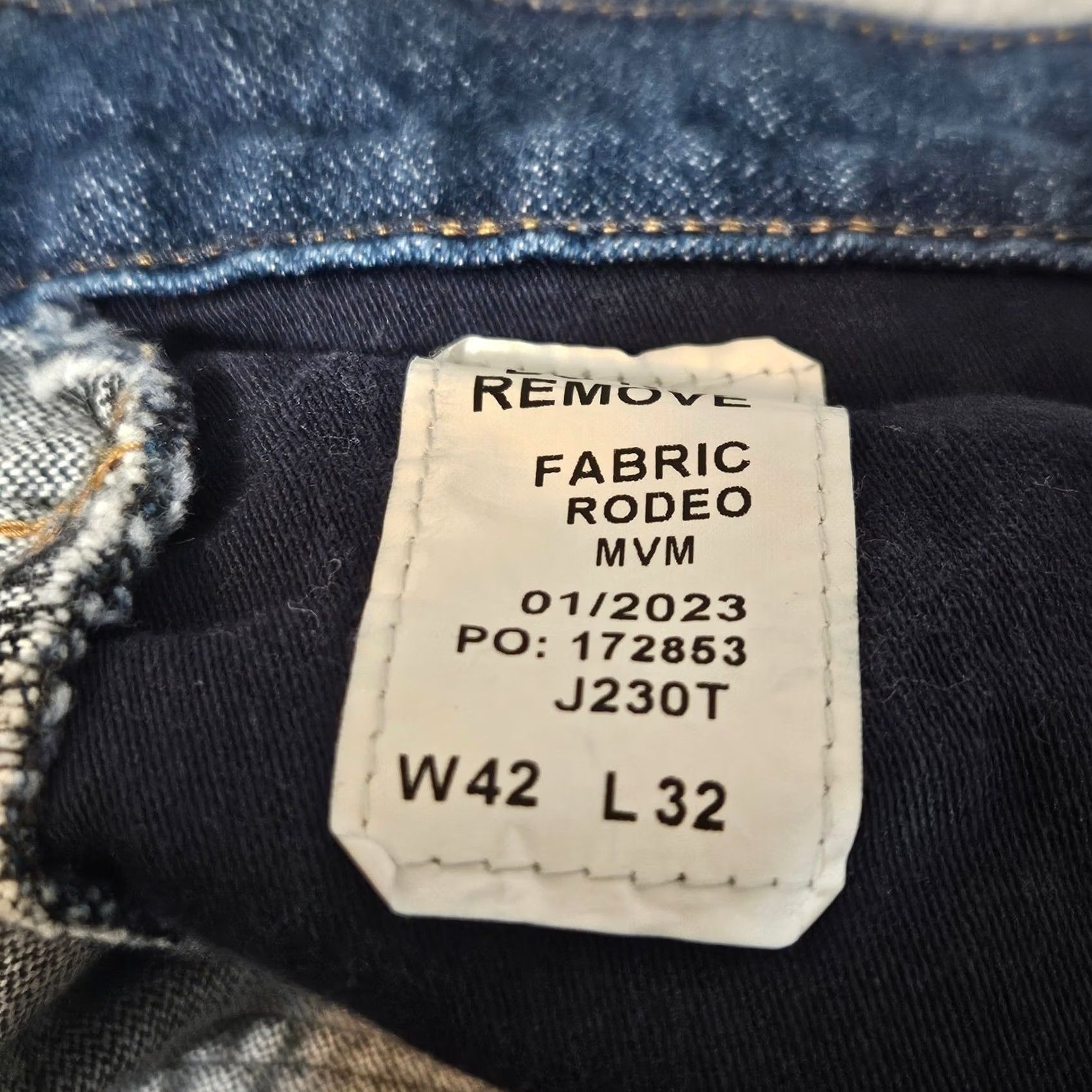 Denime Tyndale FR Classic Relaxed Flame Resistant Denim Jeans Mens 42 x 32 J230T Size US 42 / EU 58 - 4 Thumbnail