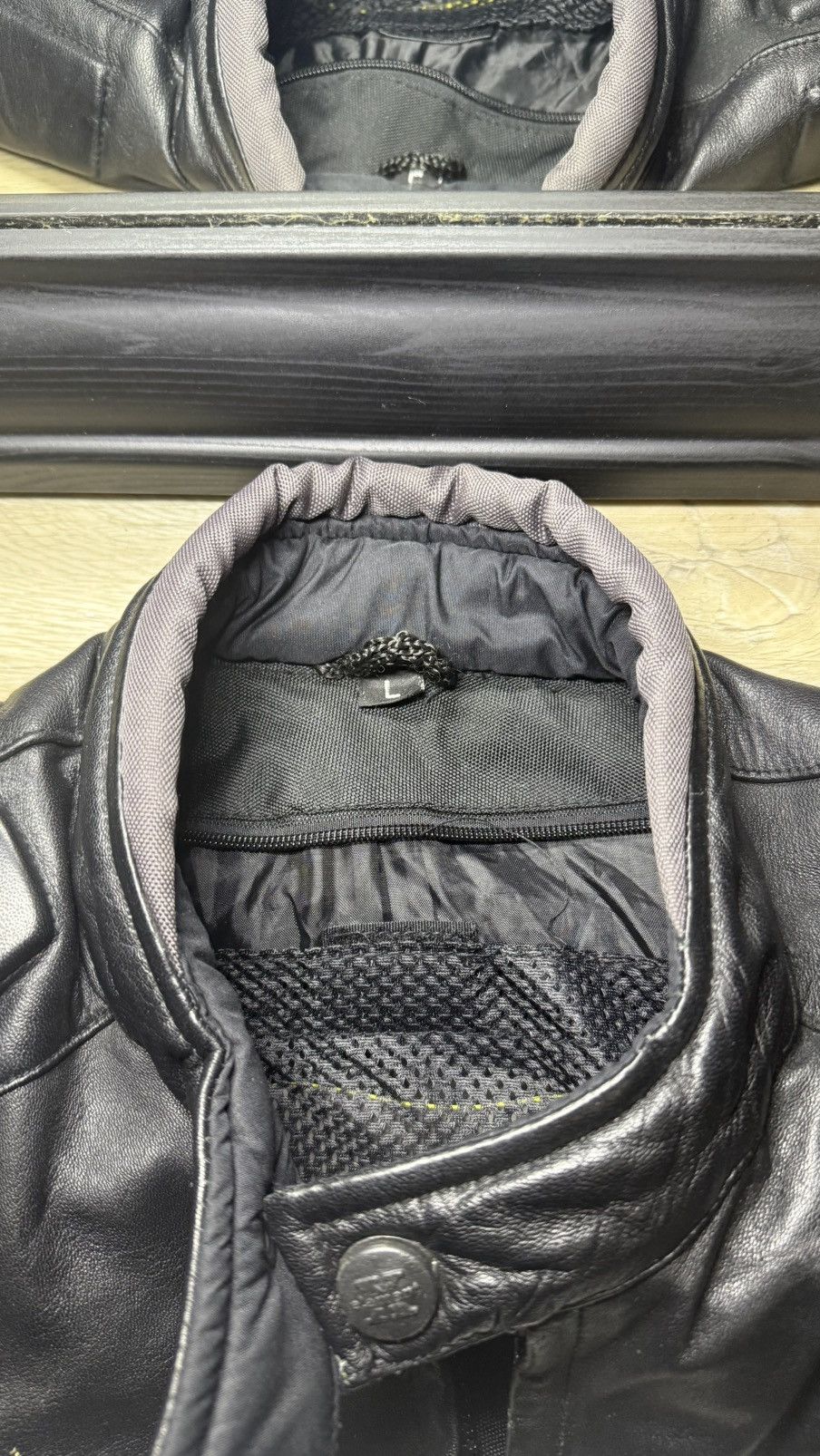 Harley Davidson Rare Xelement Leather Motorcycle Jacket 3m Reflective Size US L / EU 52-54 / 3 - 6 Thumbnail