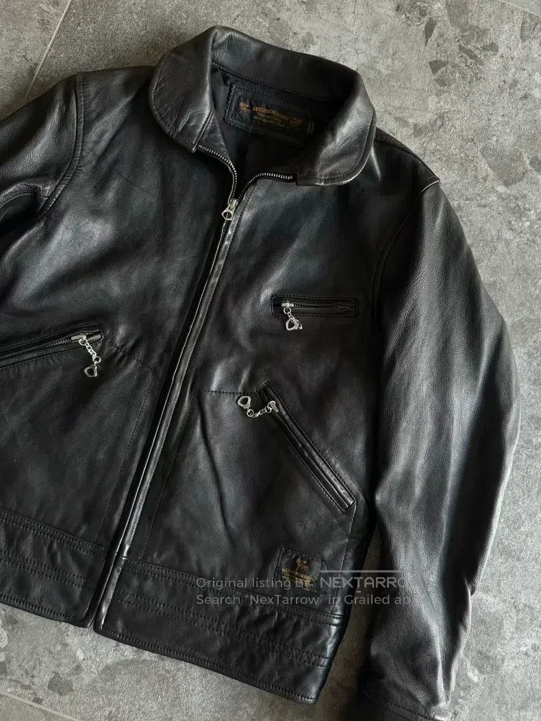 Neighborhood Neighborhood Leather Jacket Size US S / EU 44-46 / 1 - 2 Thumbnail