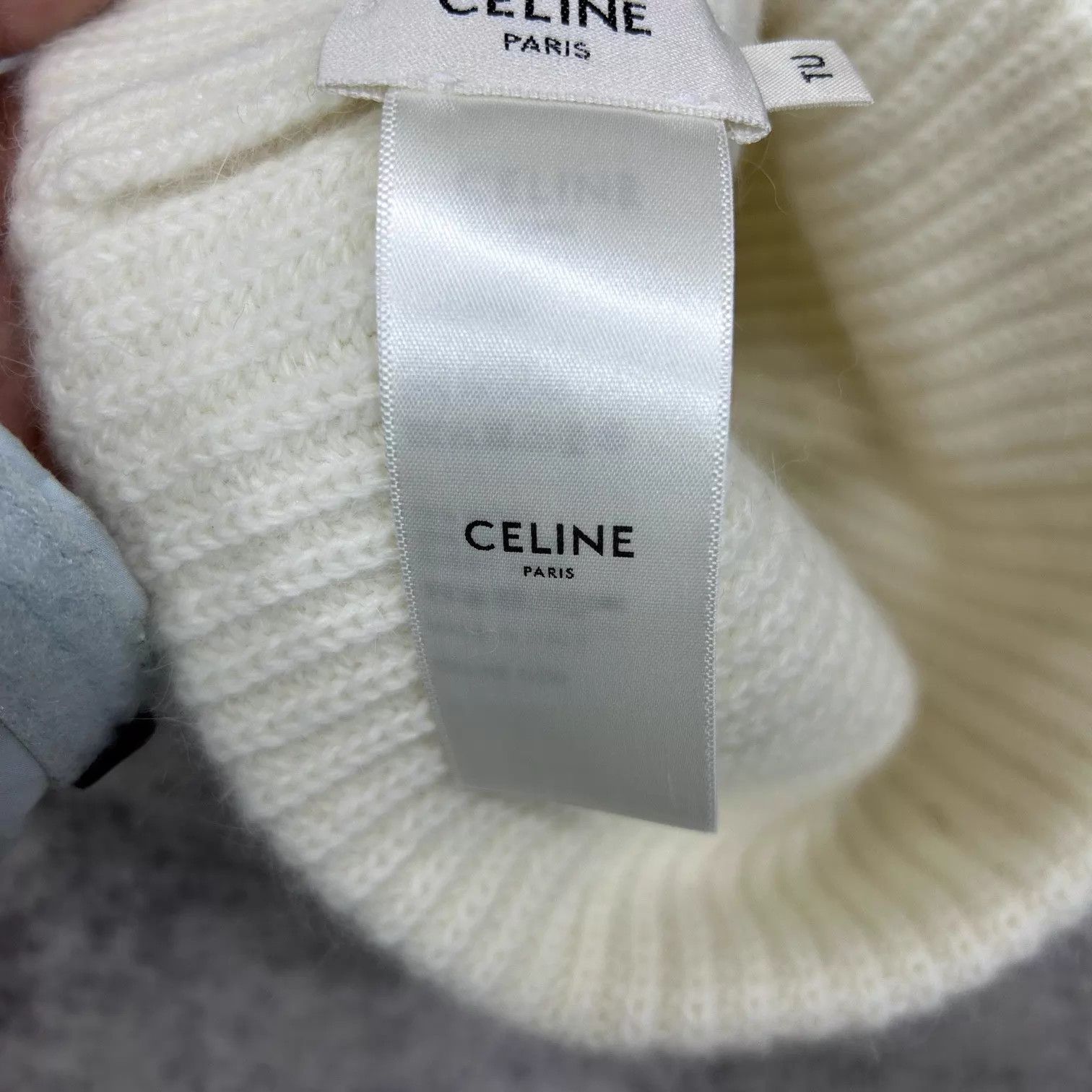 Celine Celine new ivory beanie Size ONE SIZE - 4 Thumbnail