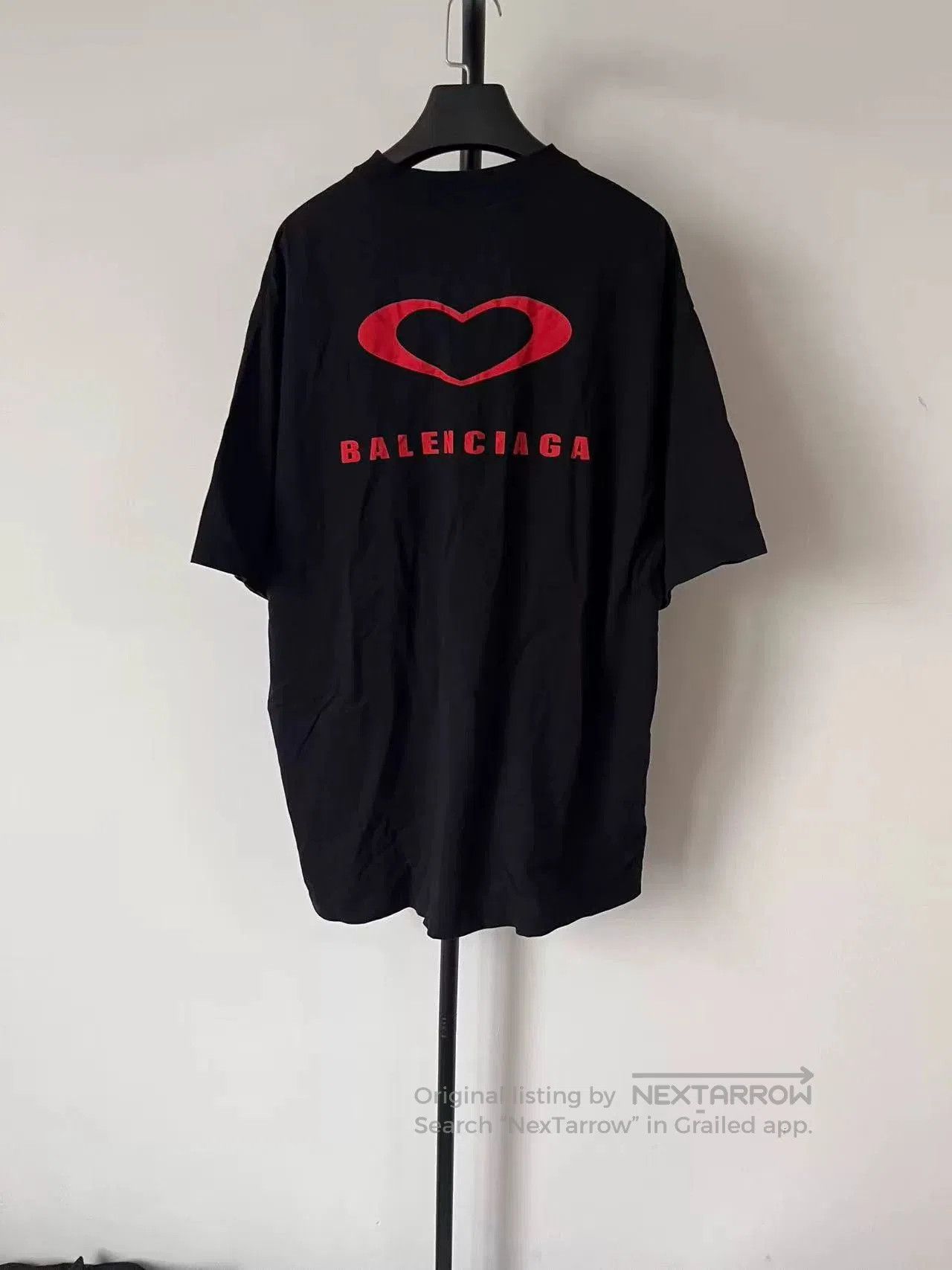 Balenciaga Balenciaga Round Neck Embroidered T-shirt. Size US M / EU 48-50 / 2 - 2 Thumbnail