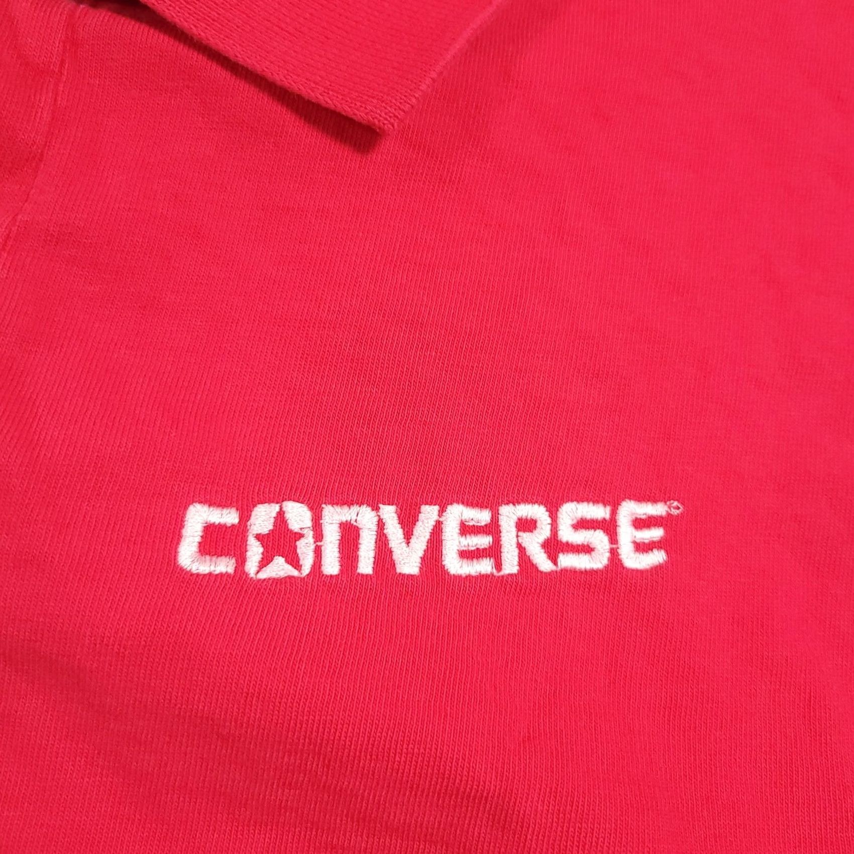 Converse VINTAGE Converse Polo Shirt Mens XL Red Embroidered USA Made Anvil Skate 90s Size US XL / EU 56 / 4 - 4 Thumbnail