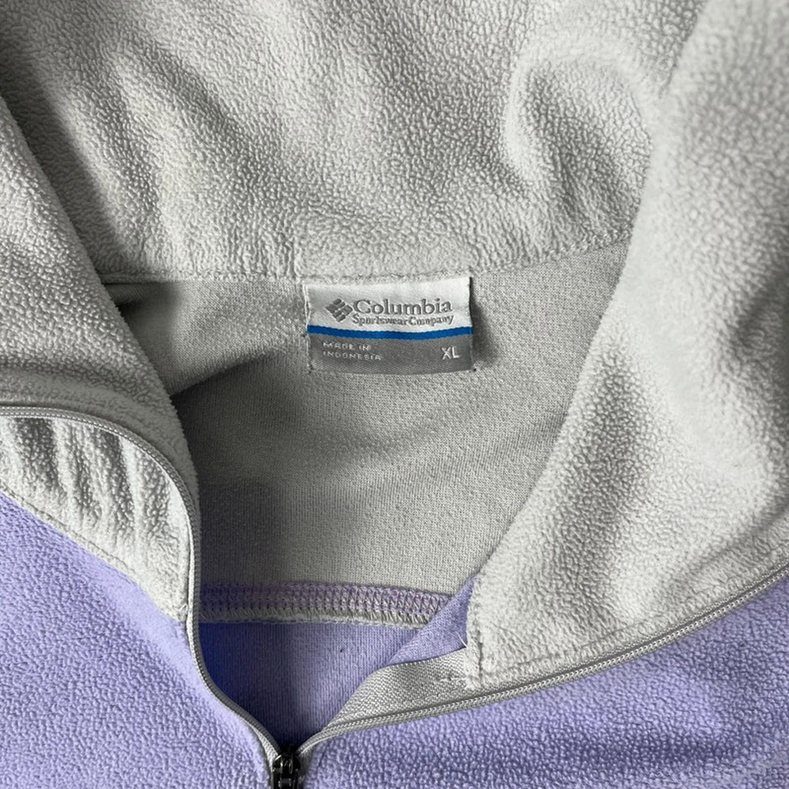 Columbia Kid’s Columbia Fleece - Purple/White - Size XL Size XL / US 12-14 / IT 48-50 - 2 Thumbnail