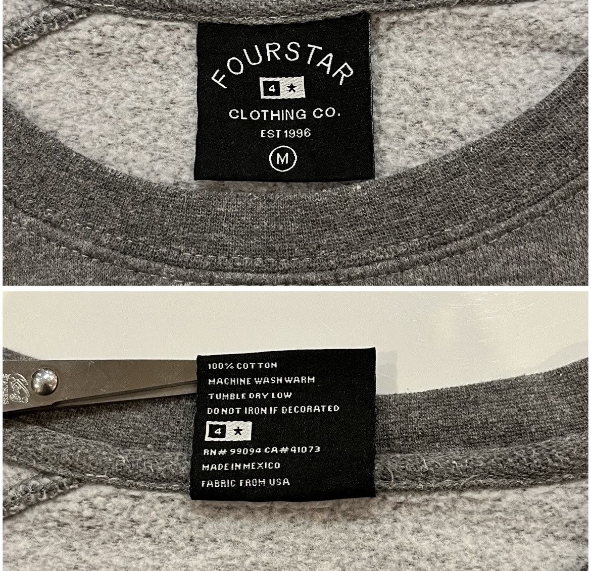 Fourstar FOURSTAR GUY MARIANO WINGED RIPPER SKATEBOARD SWEATSHIRT Size US M / EU 48-50 / 2 - 4 Thumbnail