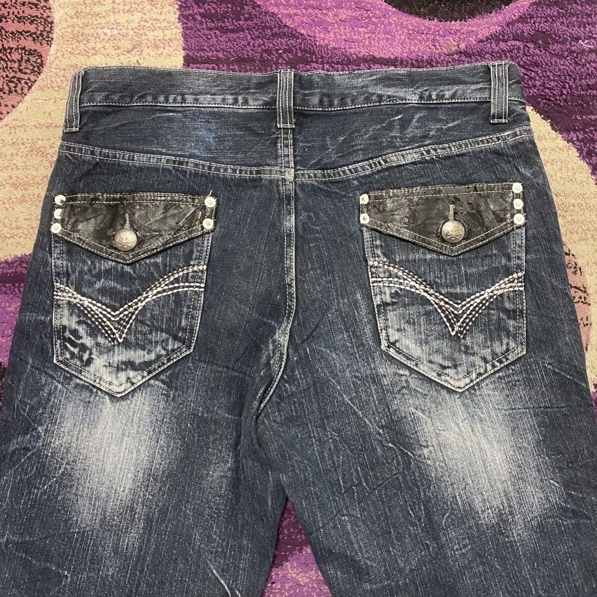 Other Wild Life Y2K Skullbones Punk Style Jorts Size US 34 / EU 50 - 7 Thumbnail