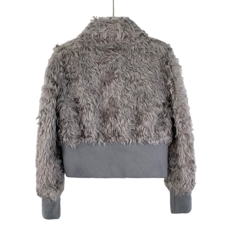 Prada Prada Color-matched triangle label lapel zipper long-sleeve Size S / US 4 / IT 40 - 2 Thumbnail