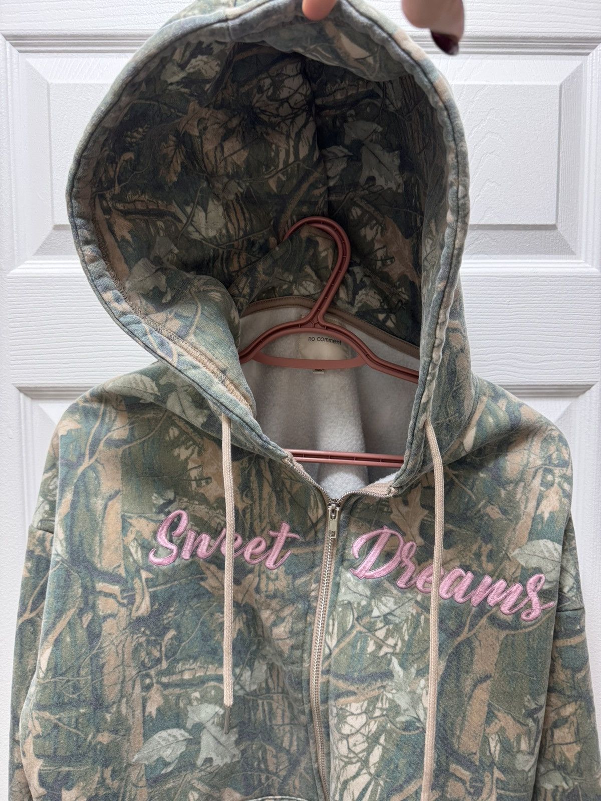 Realtree No Comment Sweet Dreams RealTree Camo Hoodie Pink Bow Cute Size US L / EU 52-54 / 3 - 7 Thumbnail