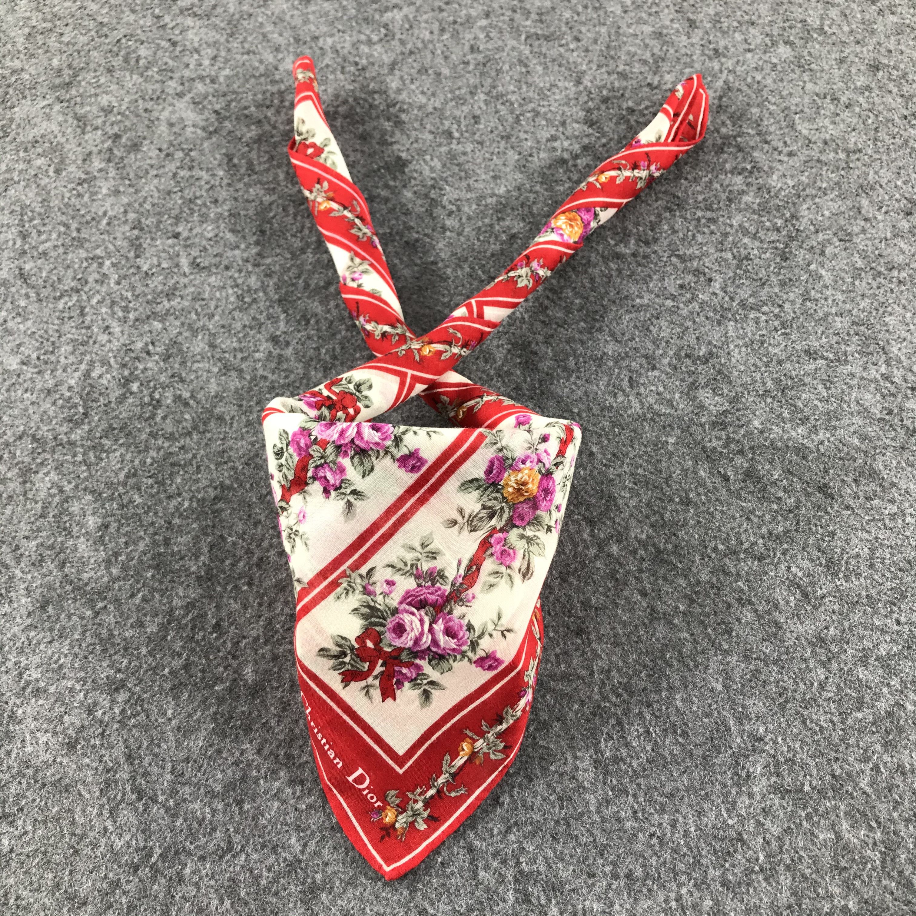 Christian Dior Monsieur Christian Dior Handkerchief Neckerchief Bandana H512 Size ONE SIZE - 1 Thumbnail