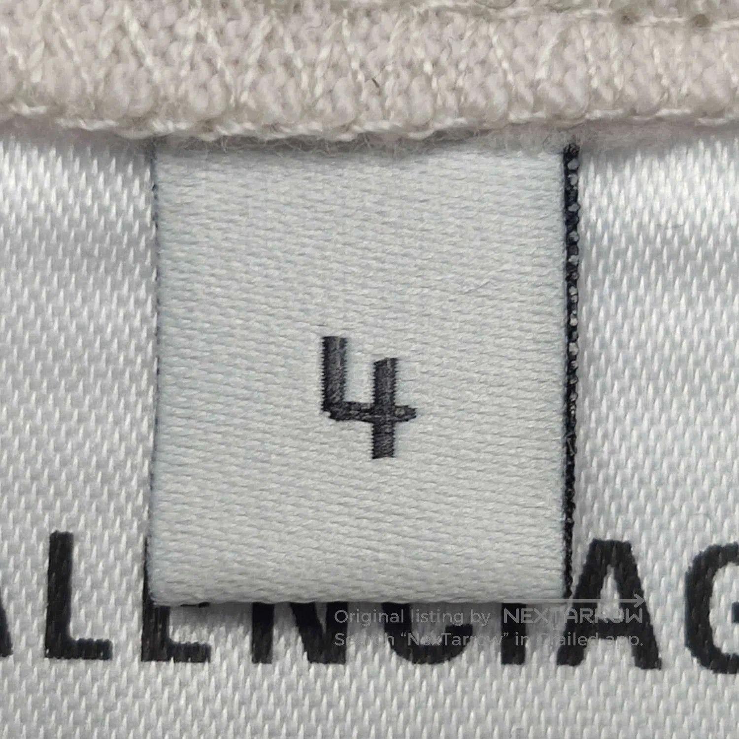 Balenciaga Balenciaga Cotton Logo Crew Neck T-Shirt L. Size US L / EU 52-54 / 3 - 5 Thumbnail