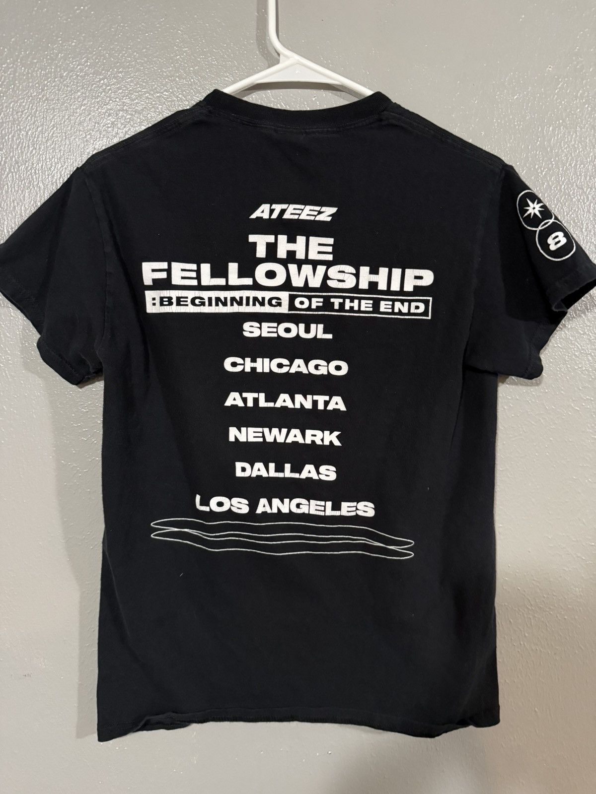 Japanese Brand ATEEZ The Fellowship 2020 Tour T-shirt Size US S / EU 44-46 / 1 - 2 Thumbnail